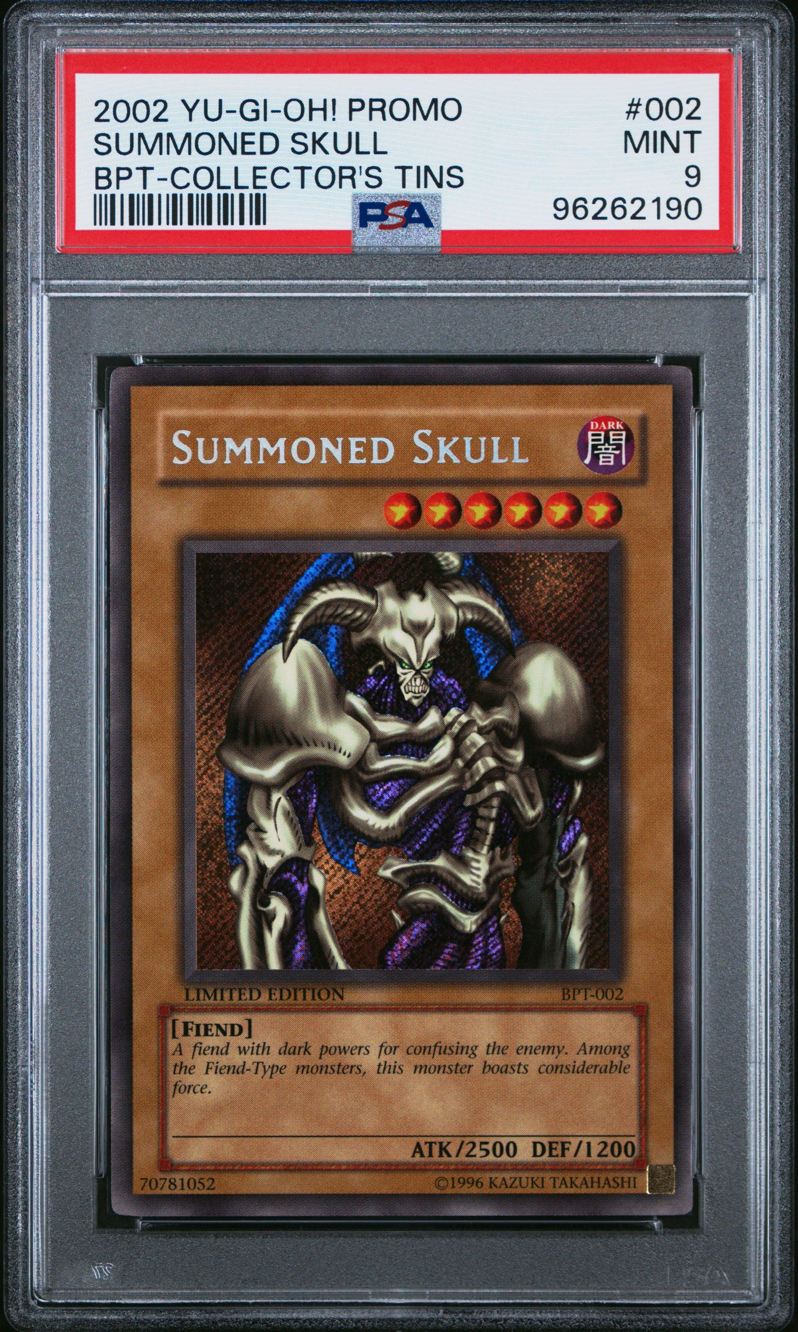 summoned skull yugioh card Yu-Gi-Oh! - Summoned Skull (BPT-002) - 20022003 Collectors Tins main image 0
