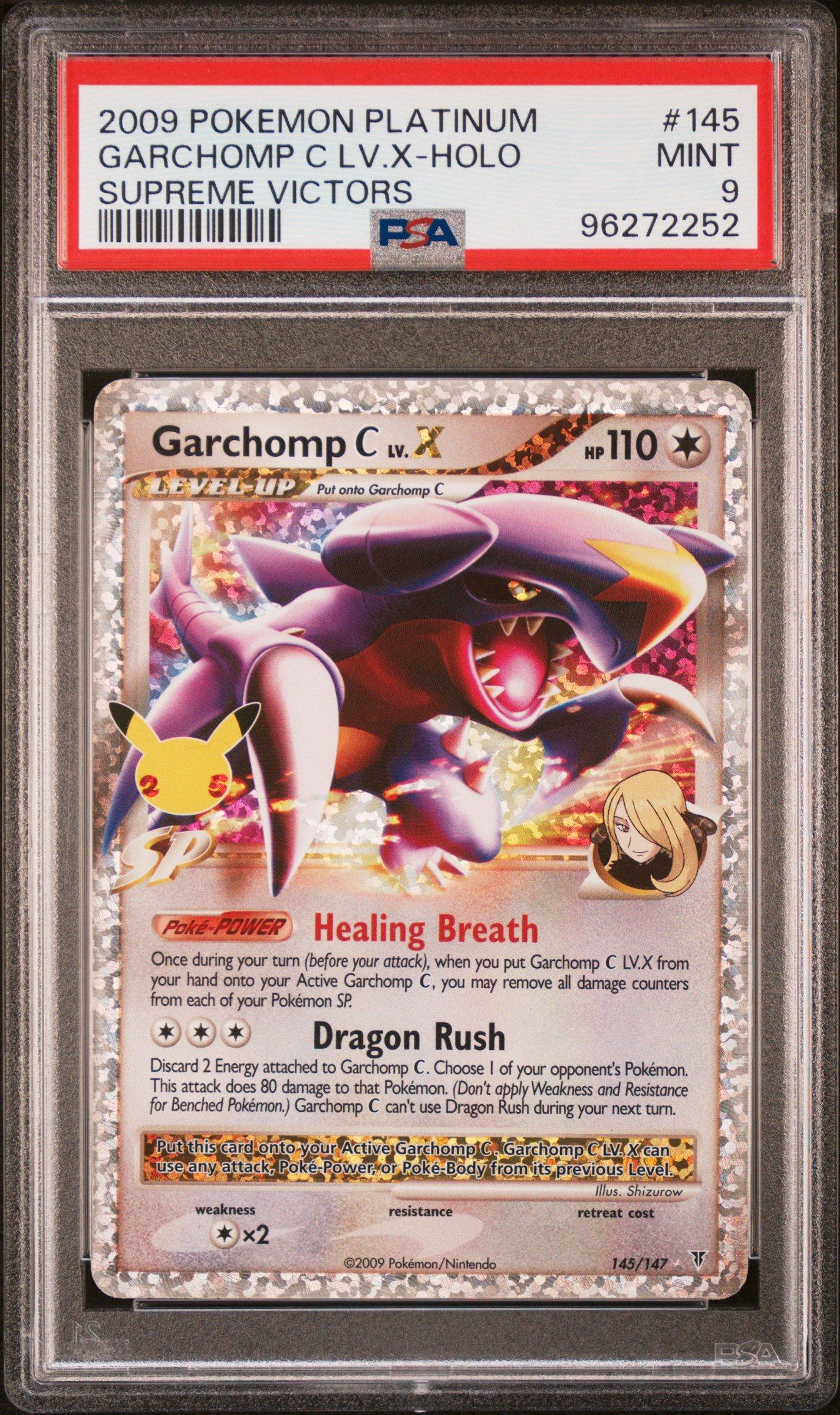 2009 Pokemon Platinum Supreme Victors 145 Garchomp C Lv.x-holo PSA