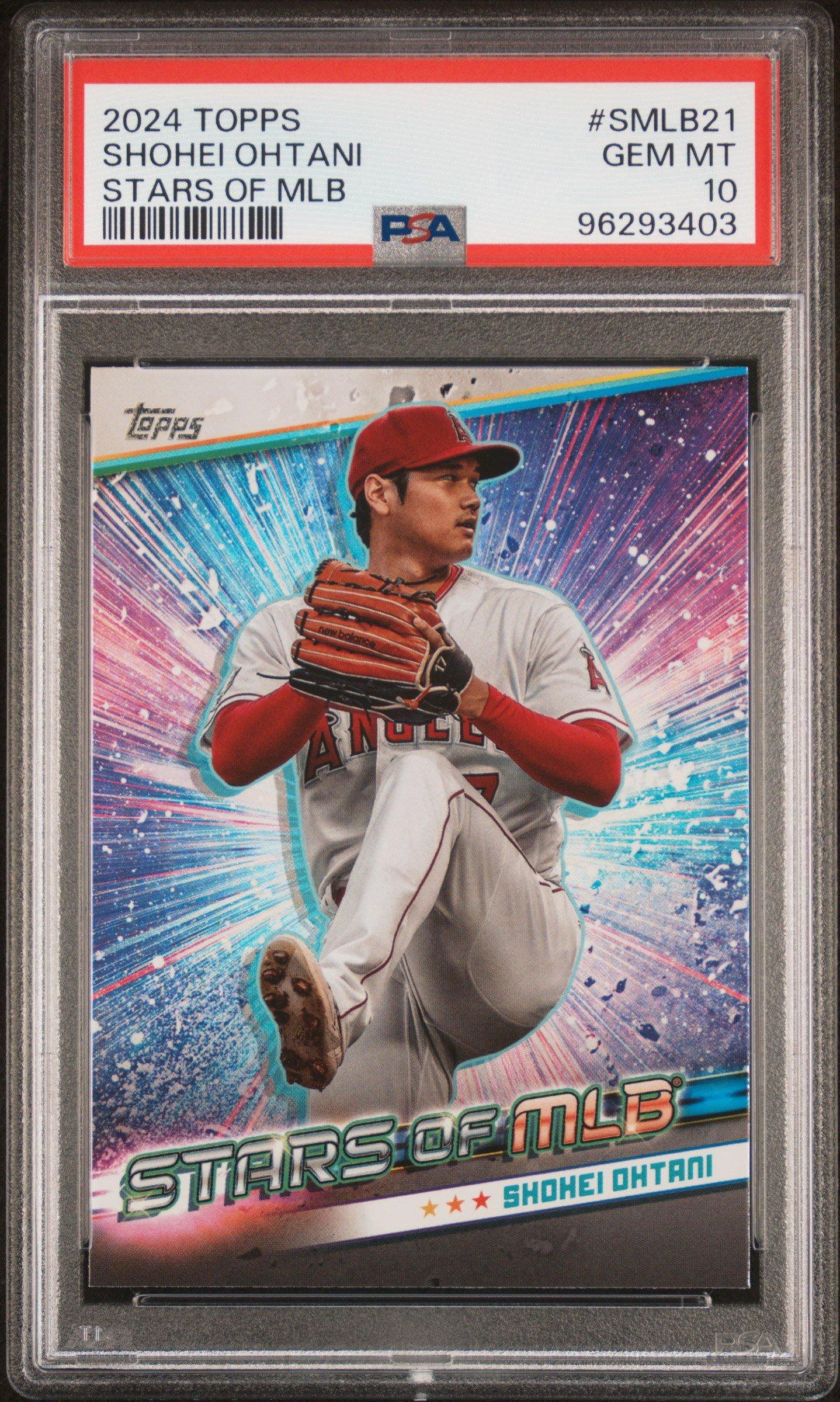 2024 Topps Stars Of Mlb Smlb21 Shohei Ohtani PSA 10