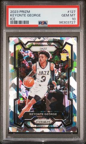 2023 Panini Prizm 127 Keyonte George Ice PSA 10 | GameStop