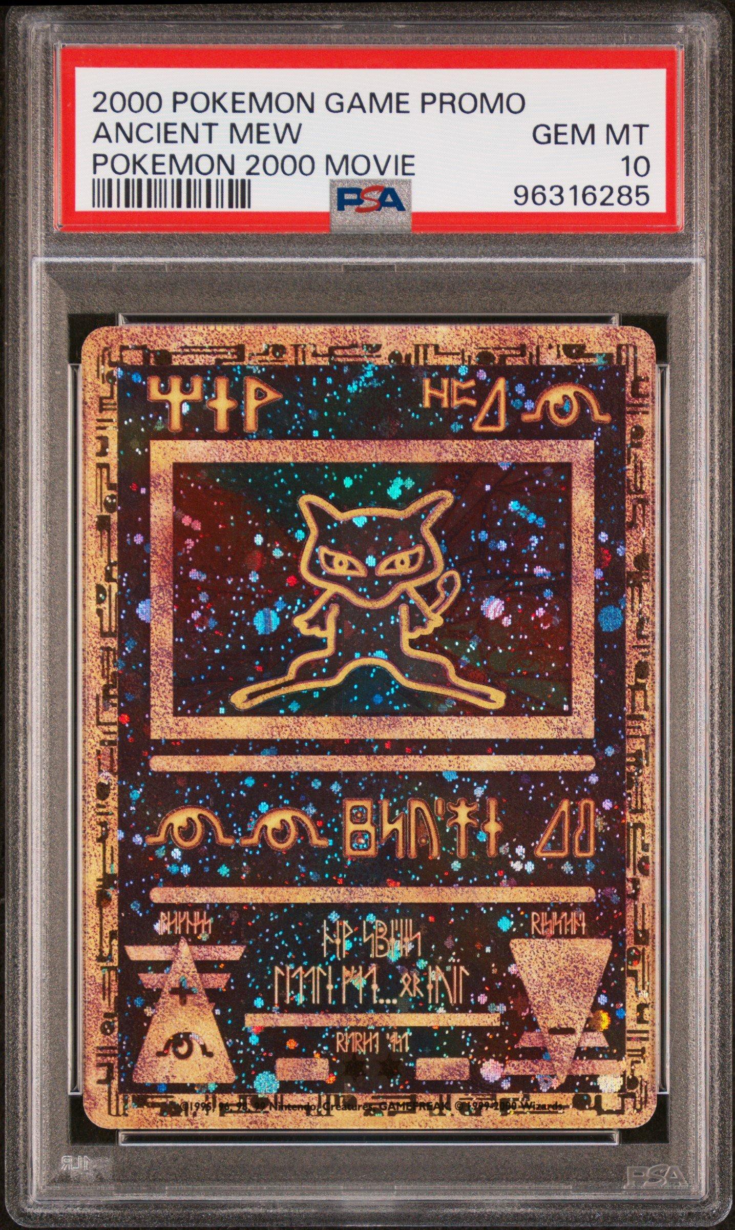 2000 Pokemon Game Movie Ancient Mew Pokemon 2000 Movie PSA 10