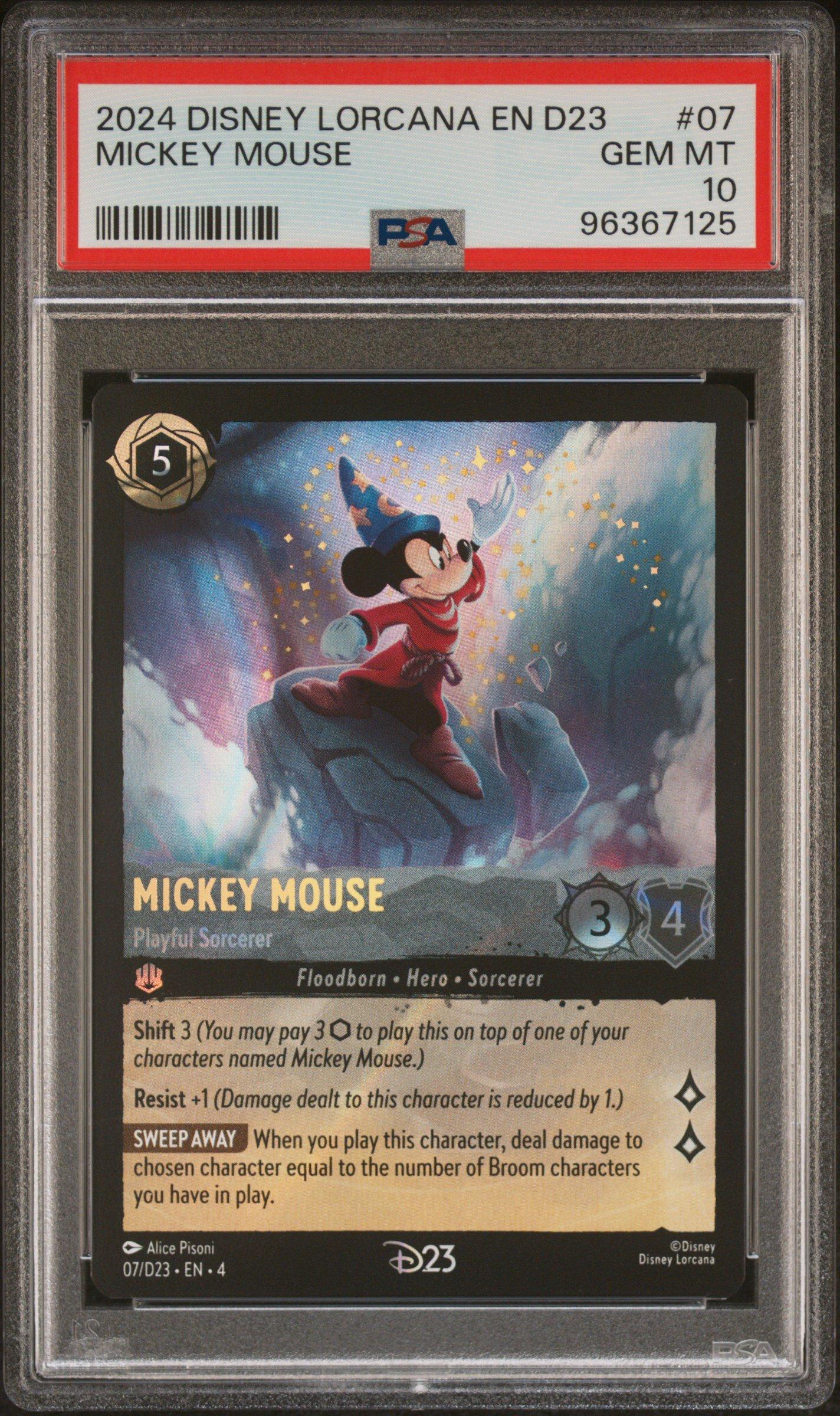 2024 Disney Lorcana En D23-d23 Expo Promo 07 Mickey Mouse