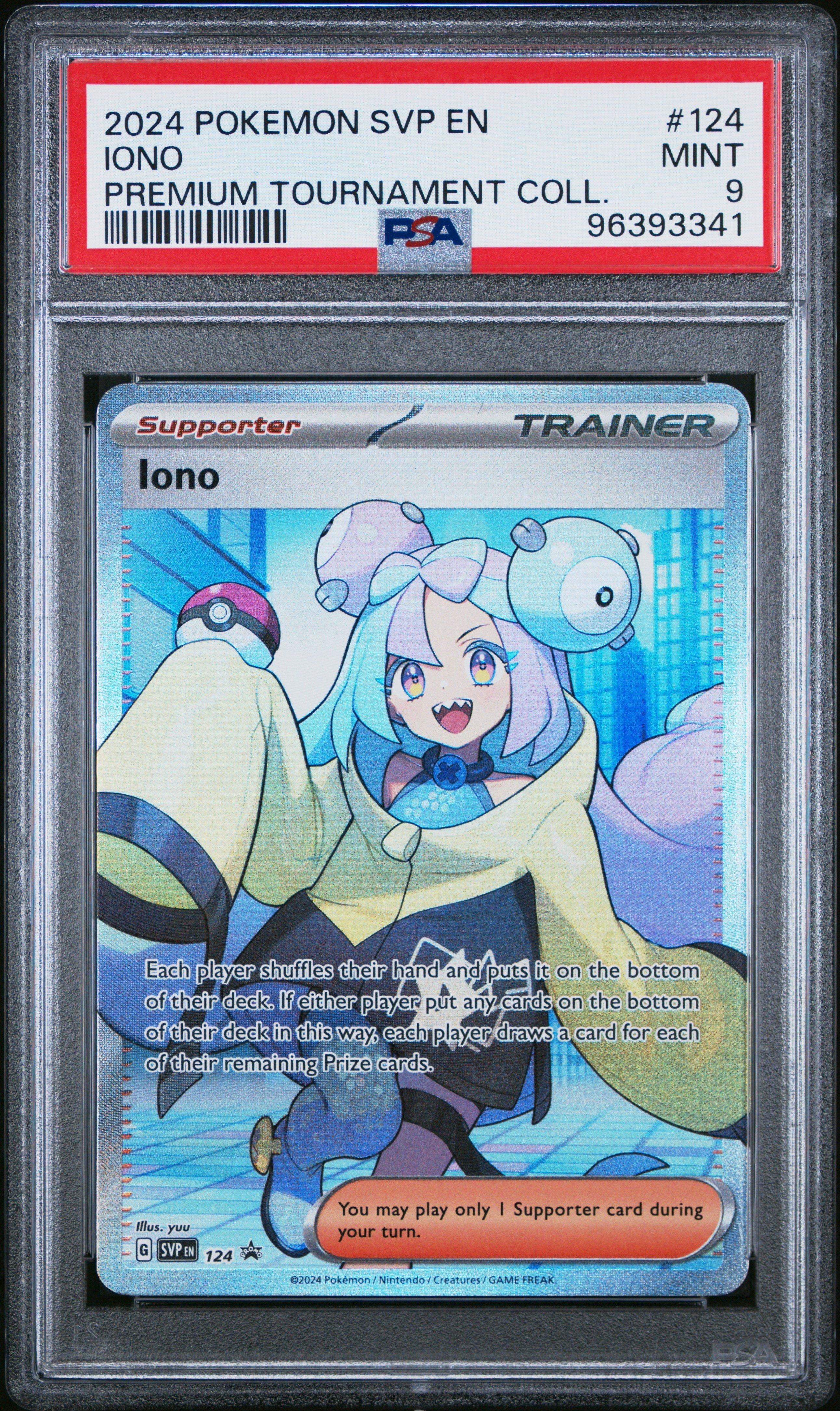 Iono SVP en 124 promo ナンジャモ　プレミアム 2024 Pokemon Svp En-sv Black Star Promo 124 Iono Iono Premium