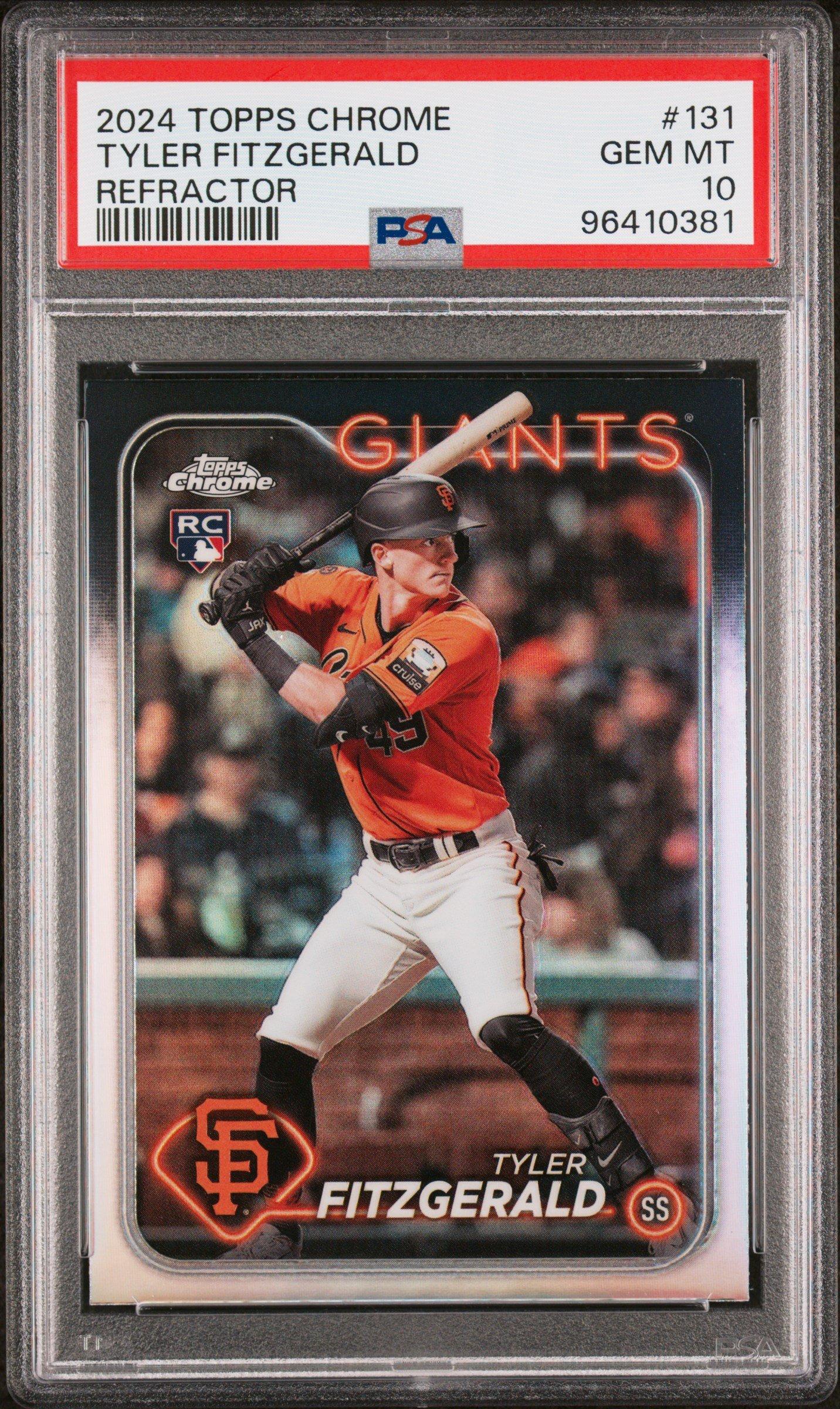 2024 Topps chrome タイラーグラスノー red /5