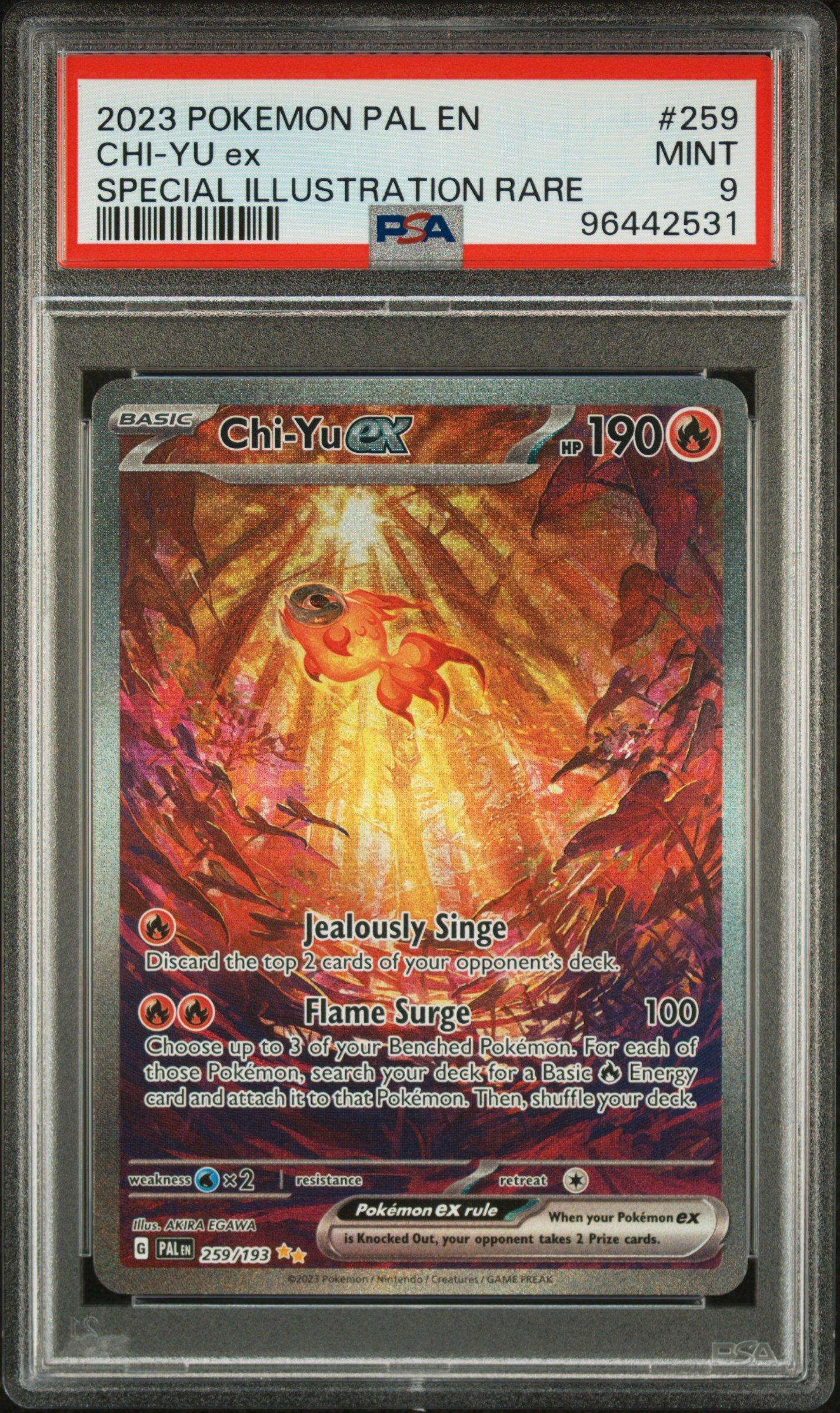 2023 Pokemon Pal En-paldea Evolved 259 Chi-yu Ex Special