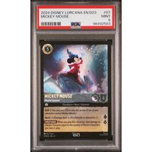 2024 Disney Lorcana En D23-d23 Expo Promo 07 Mickey Mouse - Playful Sorcerer PSA 9