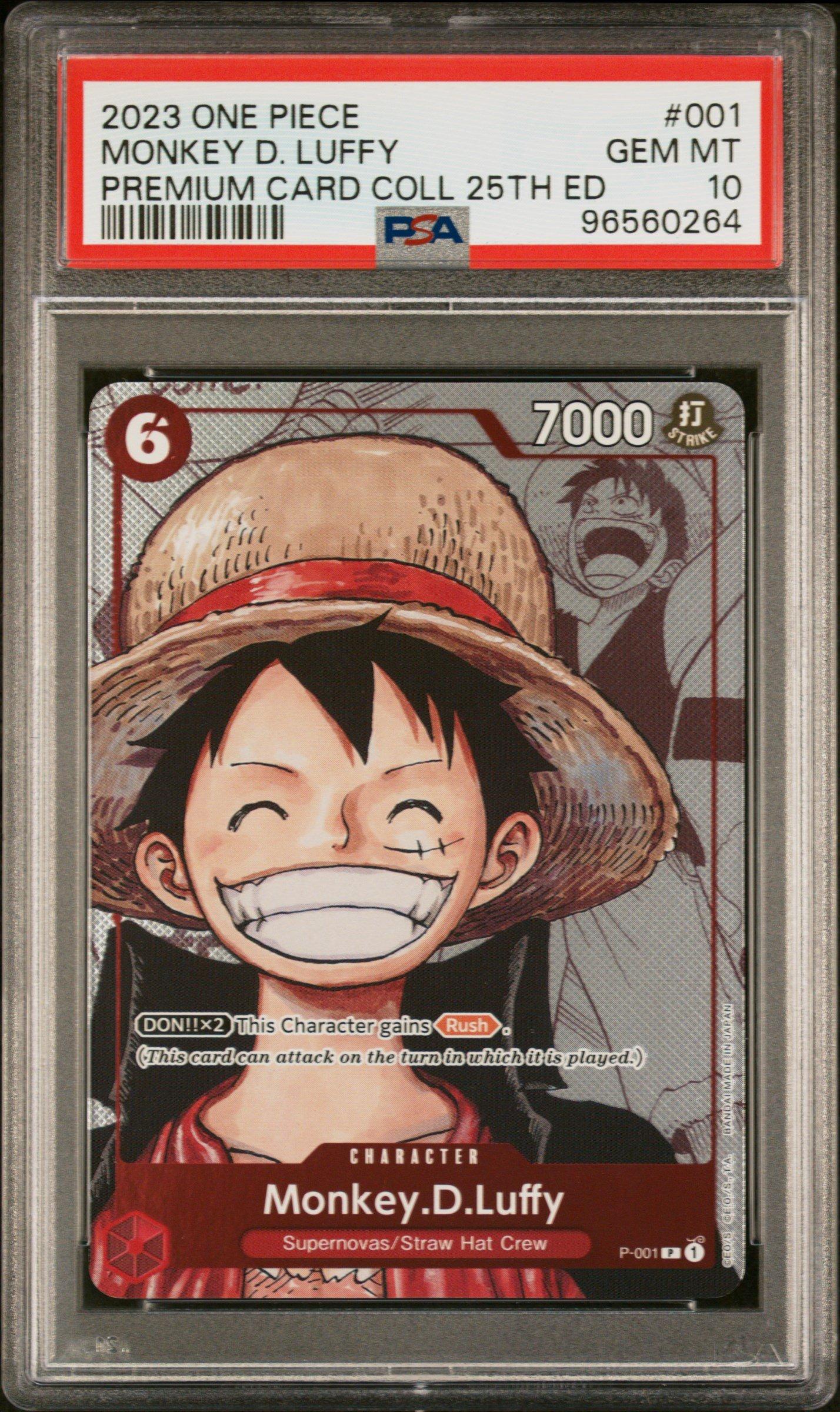 2023 One Piece Premium Card Collection 25th Edition 001 Monkey D