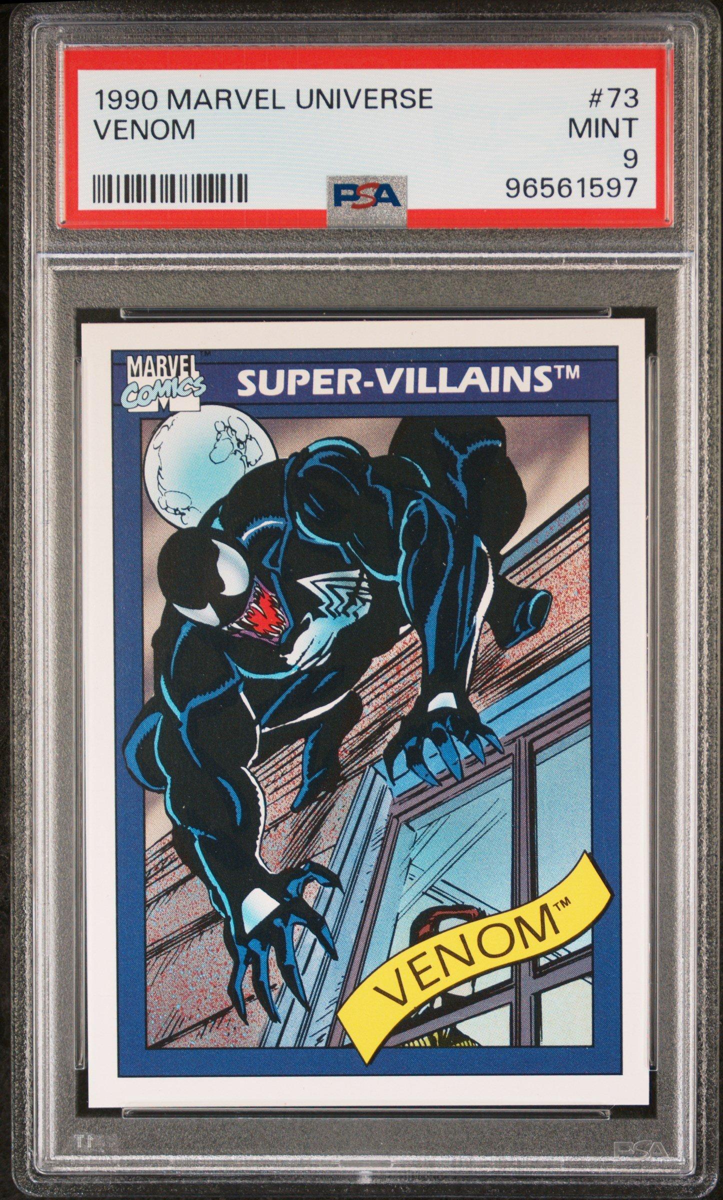 1990 Marvel Universe 73 Venom PSA 9 Graded Card | GameStop
