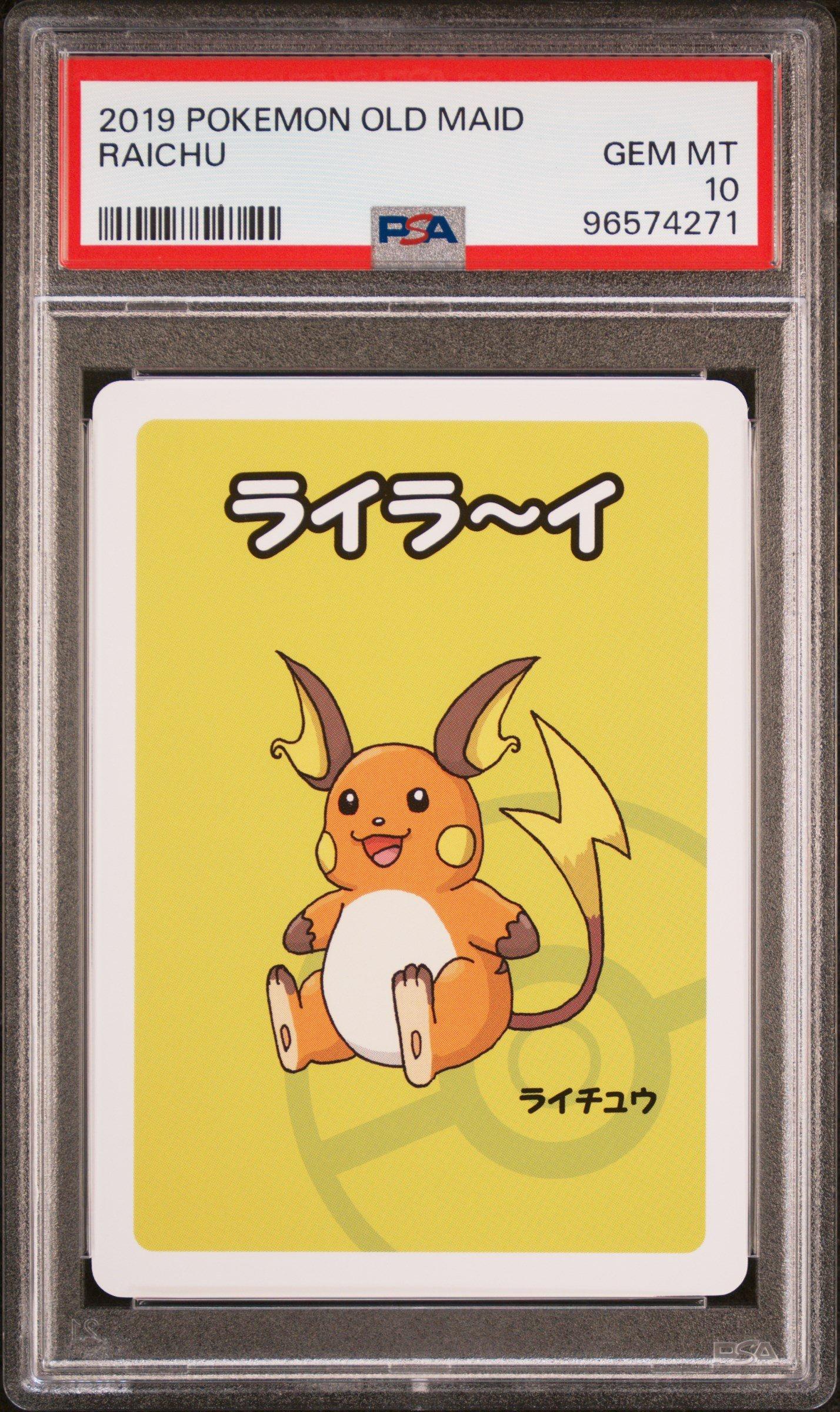 2019 Pokemon Old Maid Raichu PSA 10 Graded Card | GameStop