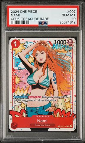 2024 One Piece Op06-wings Of The Captain 007 Nami Treasure