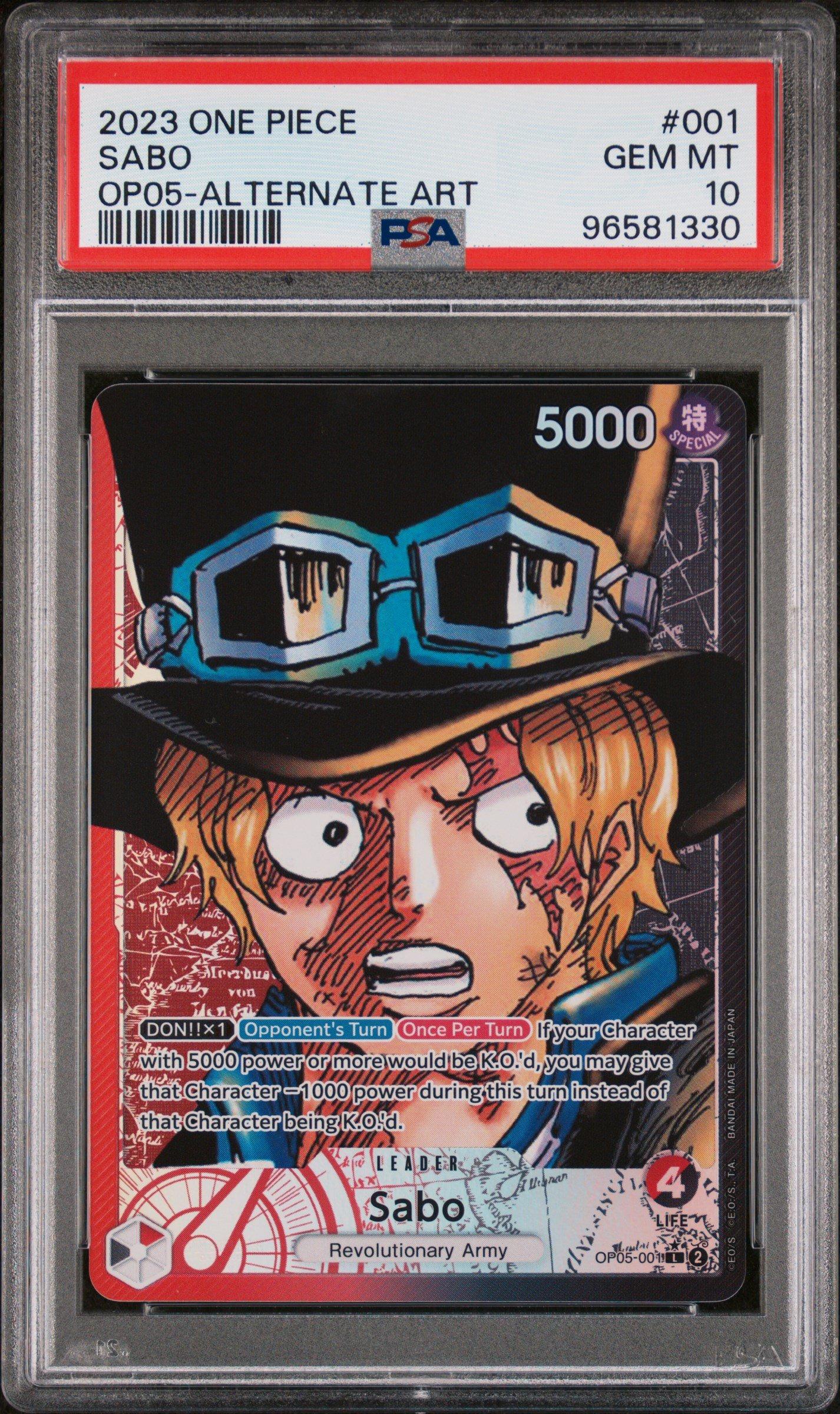 2023 One Piece Op05-awakening Of The New Era 001 Sabo Alternate