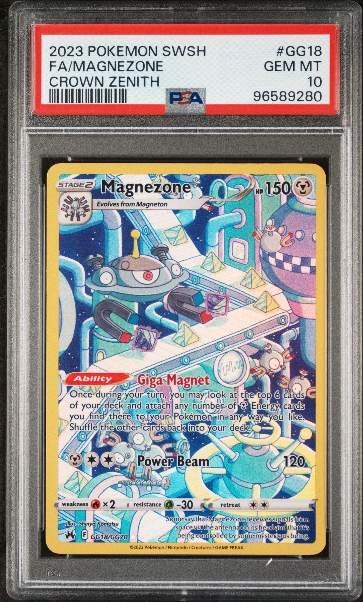 2023 Pokemon Sword And Shield Crown Zenith Gg18 Full Art/magnezone