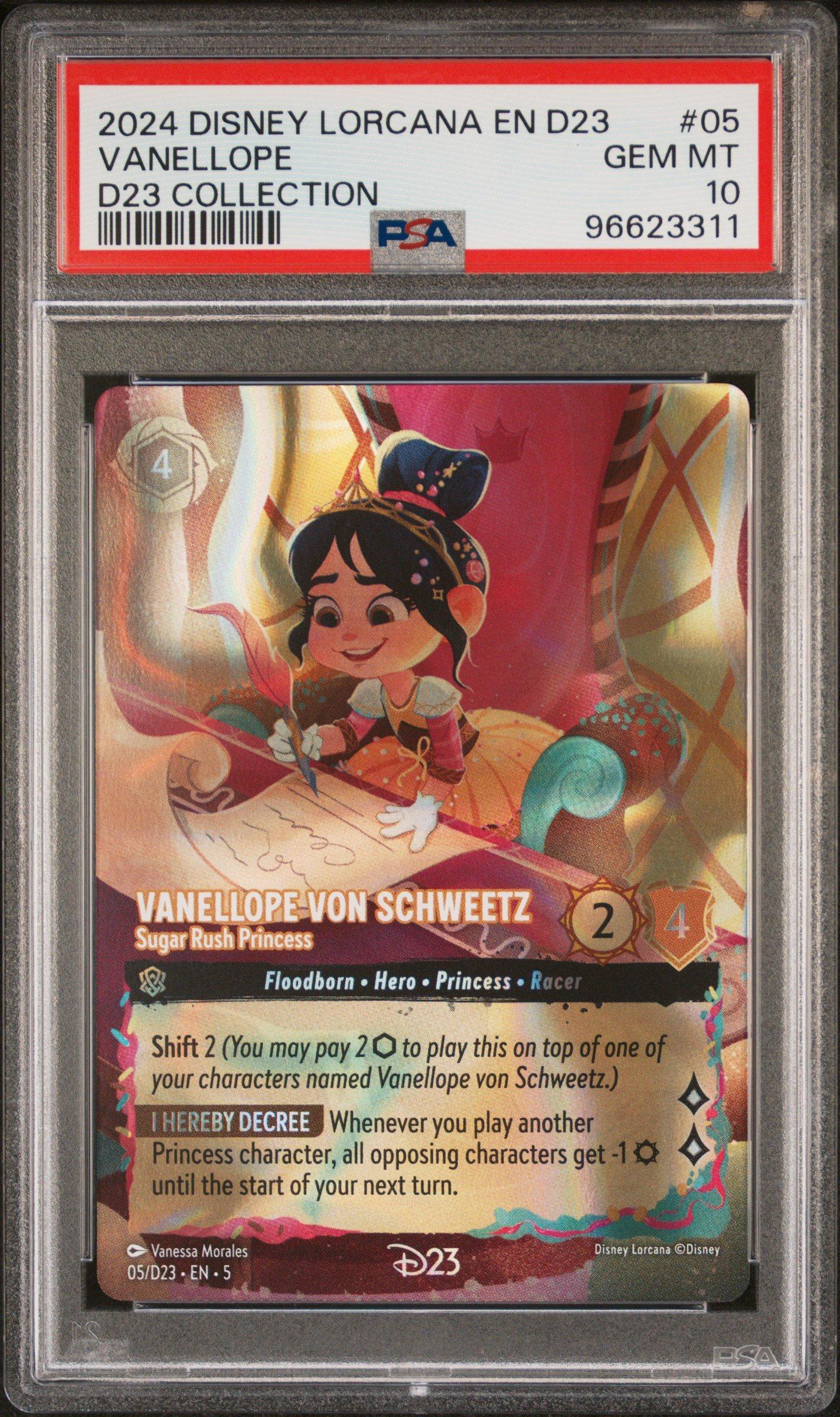 2024 Disney Lorcana En D23-d23 Expo Promo 05 Vanellope Von Schweetz ...