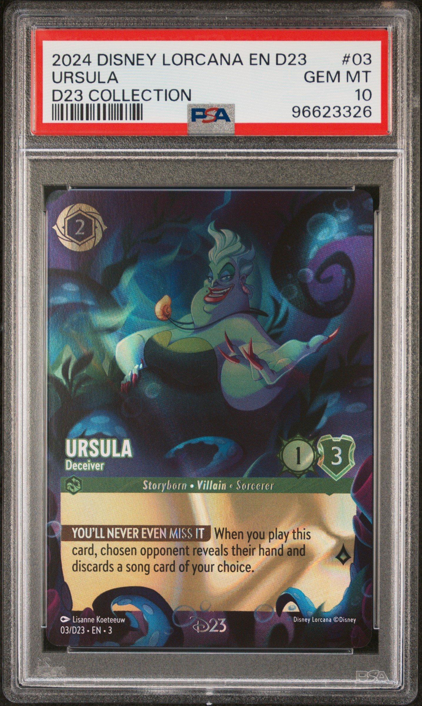 2024 Disney Lorcana En D23-d23 Expo Promo 03 Ursula