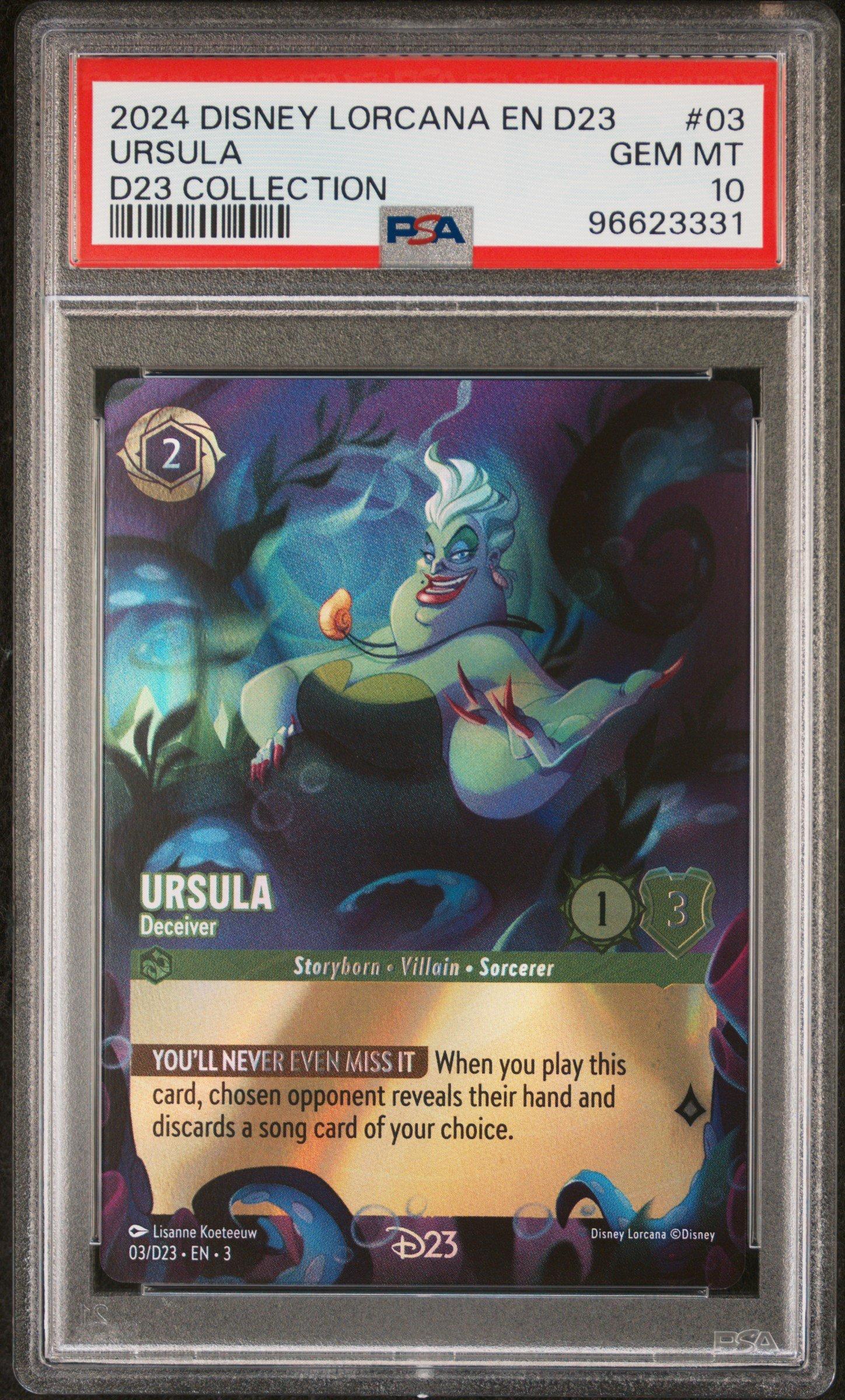 2024 Disney Lorcana En D23-d23 Expo Promo 03 Ursula