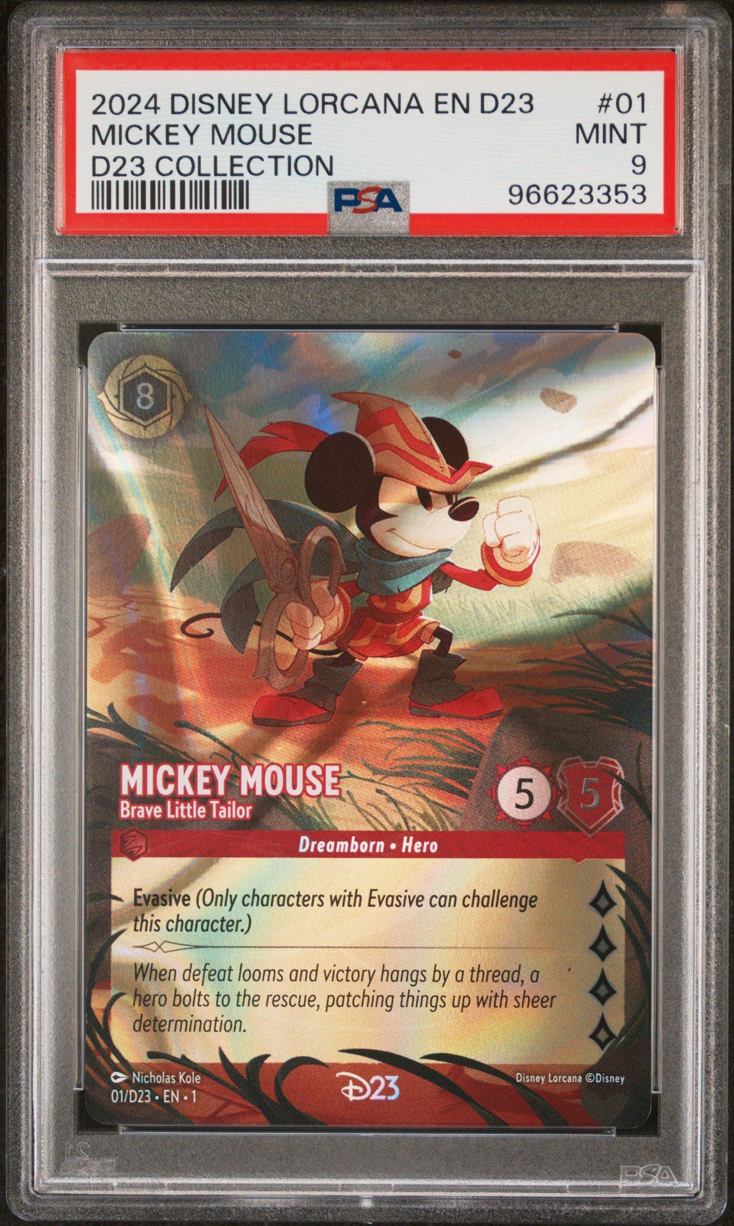 2024 Disney Lorcana En D23d23 Expo Promo 01 Mickey Mouse Brave