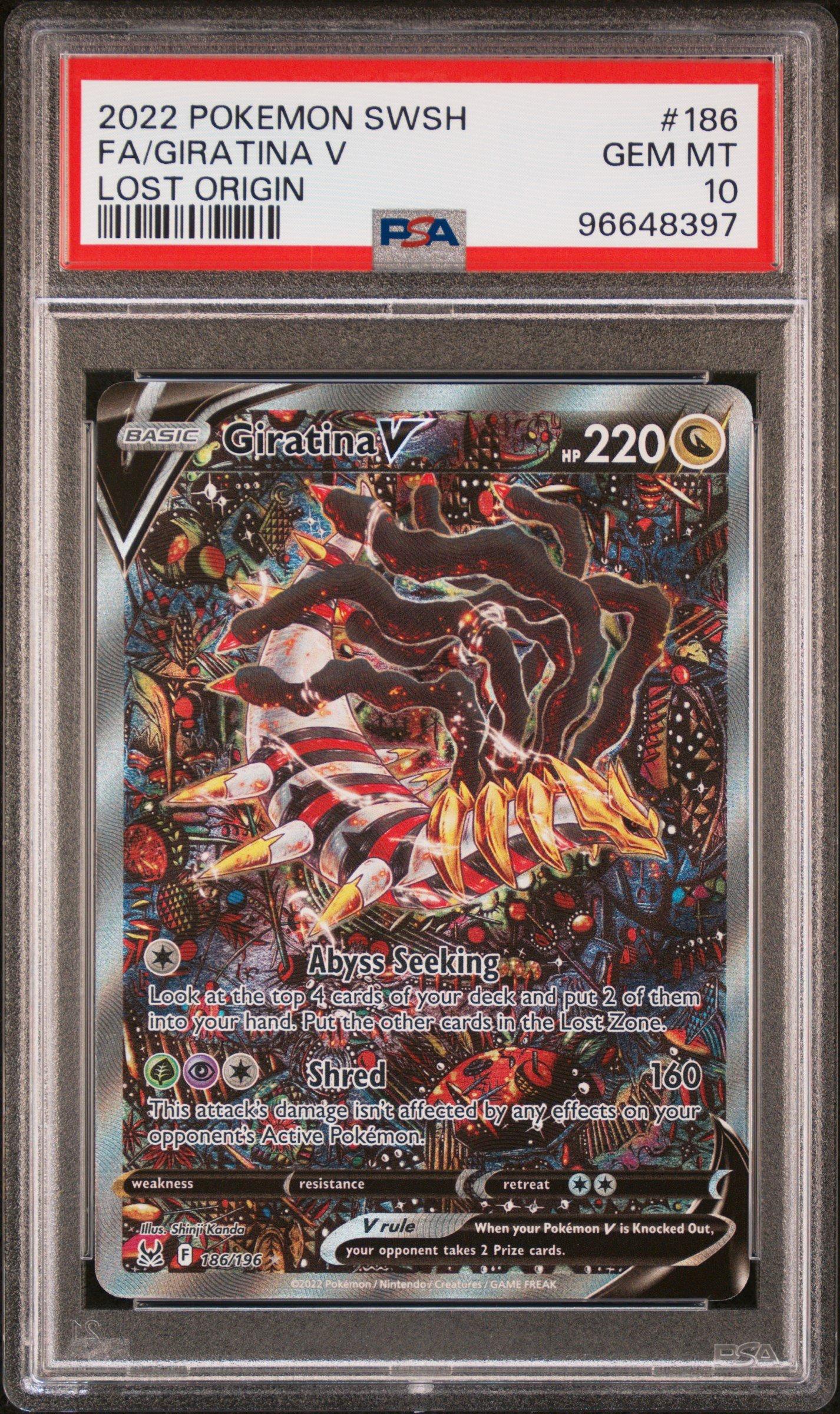 ガラルヤドン　PSA10 2022 Pokemon Japanese Sword & Shield Lost Abyss 111 Fa/giratina V