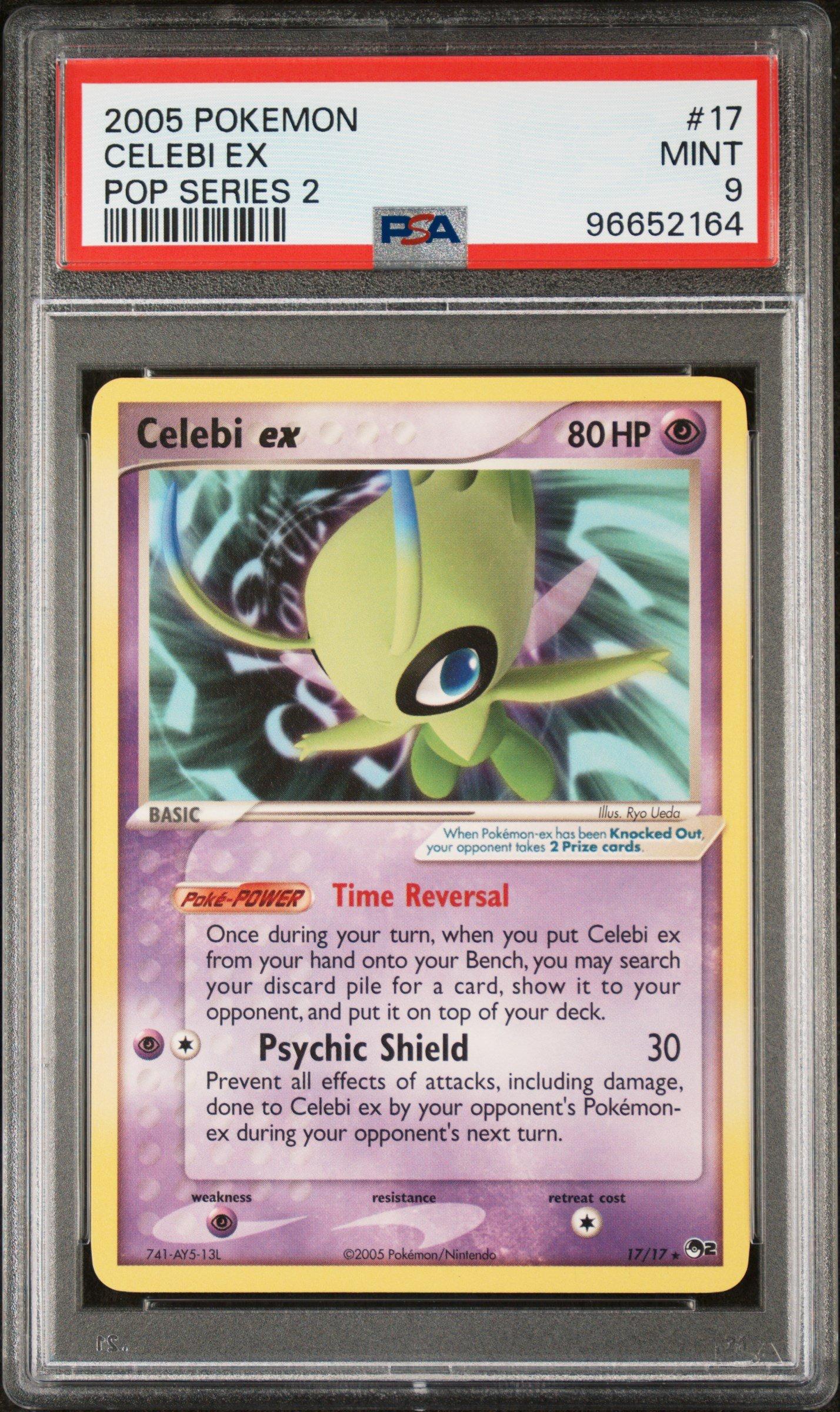 celebi ex pokemon card 9/149 PSA 9 Rare Pokmon (Cross Boundaries Switch this Pokmon with 1 of your Benched Pokmon Celebi ex PLAY Promo 006/PLAY