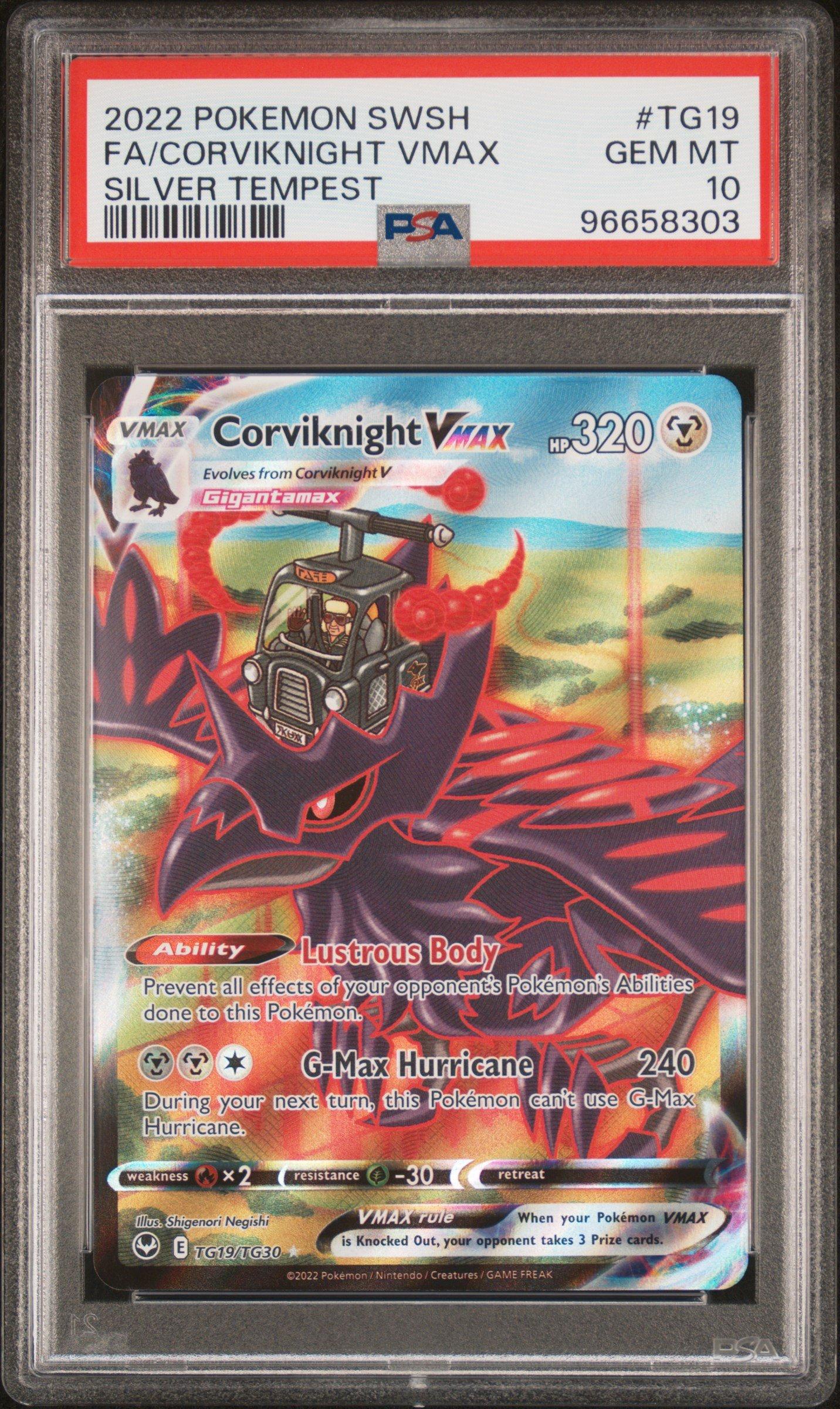 2022 Pokemon Sword & Shield Silver Tempest Tg19 Full Art