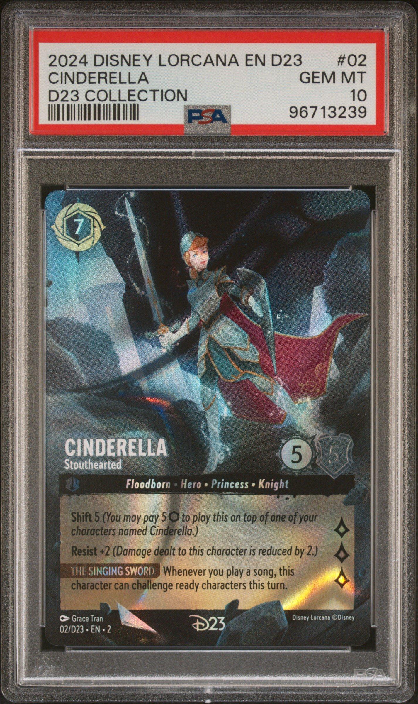 2024 Disney Lorcana D23 シンデレラ #02 2024 Disney Lorcana En D23-d23 Expo Promo 02 Cinderella