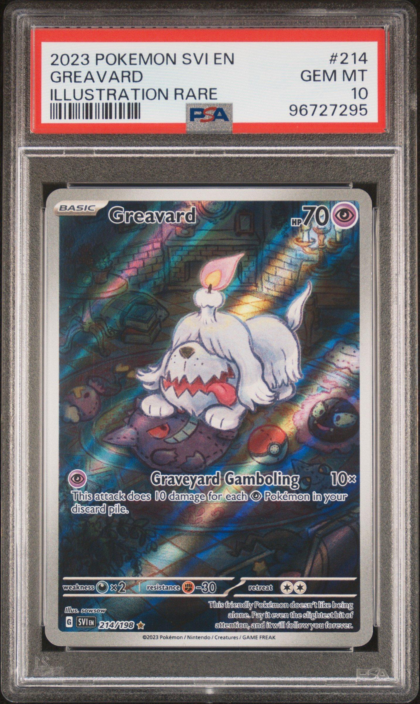 2023 Pokemon Svi En-scarlet & Violet 214 Greavard Illustration