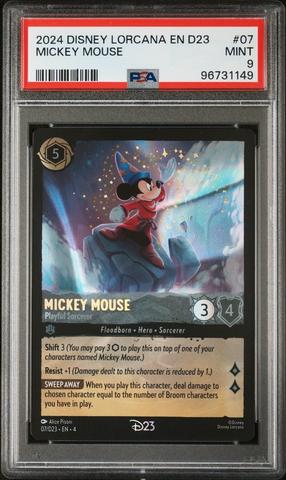 ※nao※ ロルカナ Lorcana Mickey foil PSA10 ロルカナ Lorcana ミッキー MickeyMouse foil PSA10 - メルカリ
