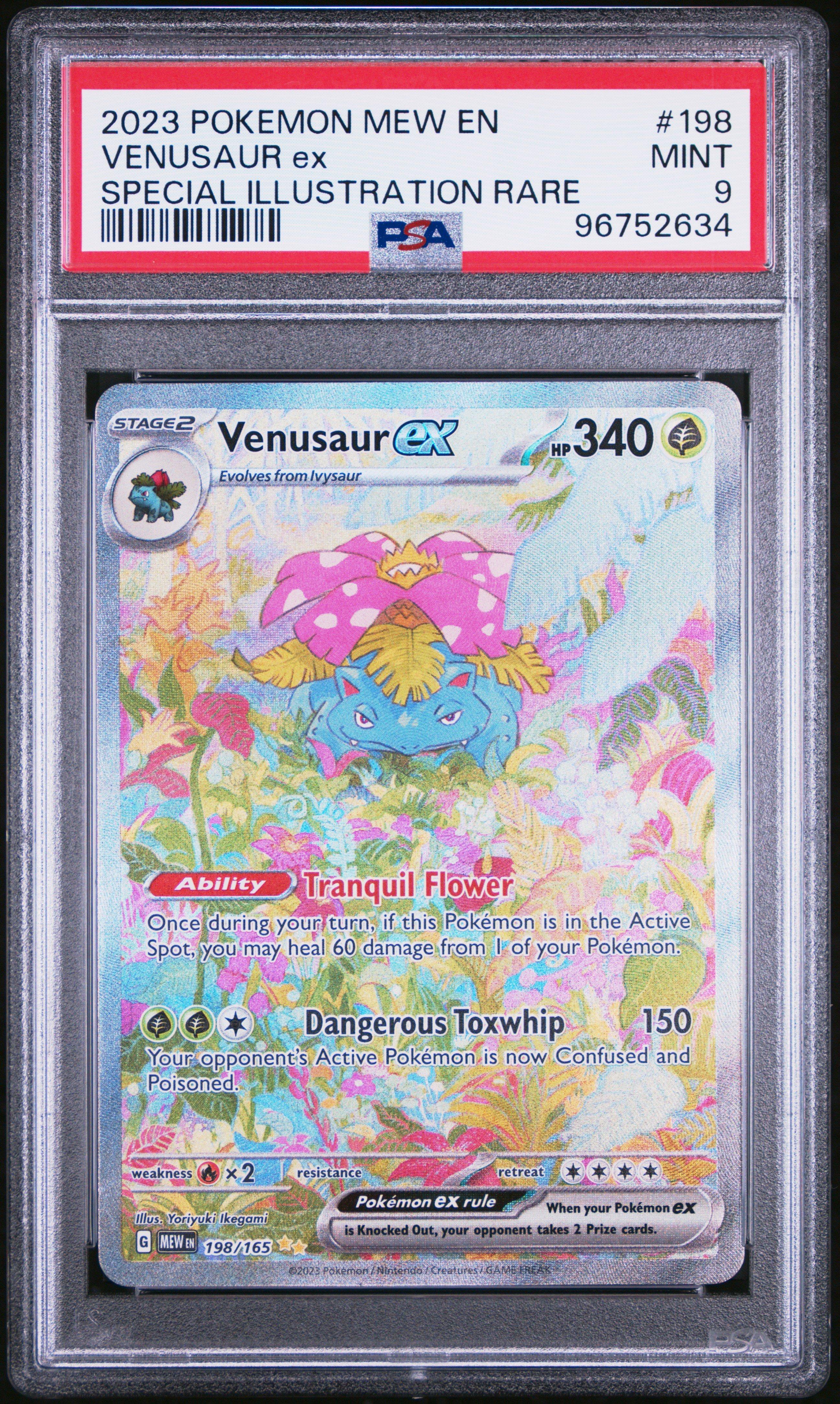 2023 Pokemon Mew En-151 198 Venusaur Ex Special Illustration Rare