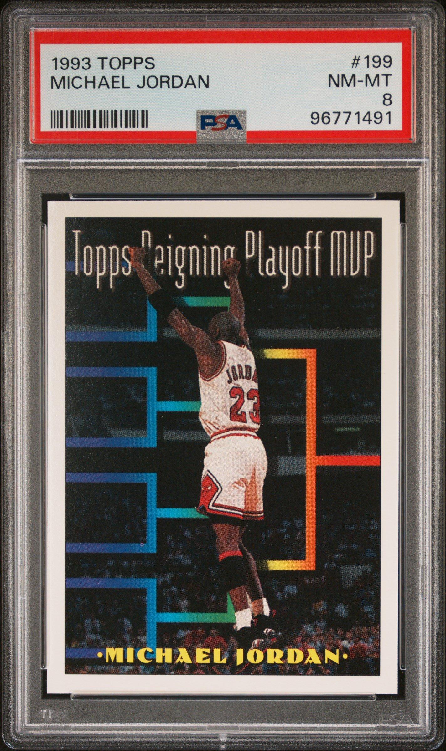 1993 Topps 199 Michael Jordan PSA 8 Graded Card | GameStop