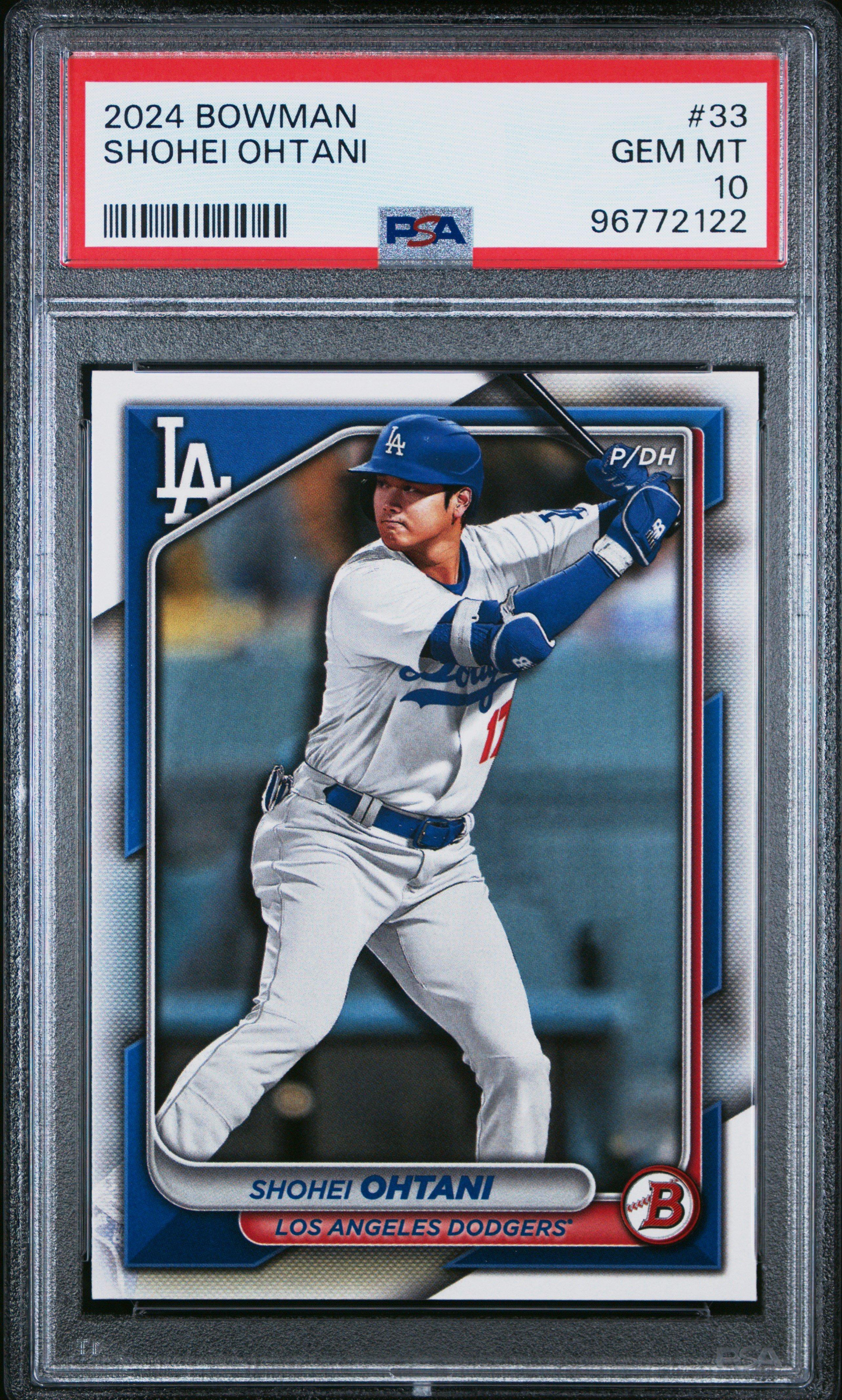 2024 Bowman 33 Shohei Ohtani PSA 10