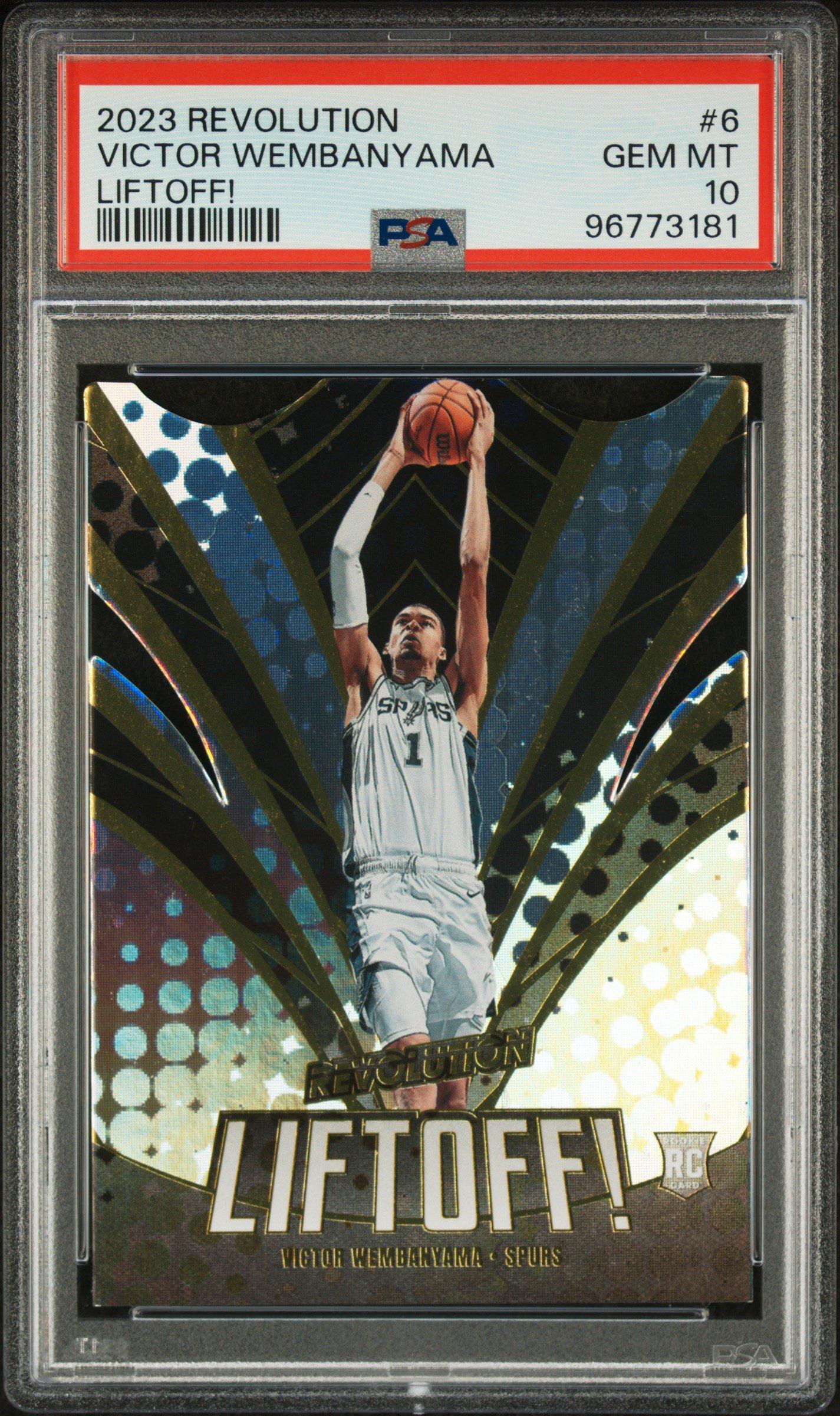 2023 Panini Revolution Liftoff! 6 Victor Wembanyama PSA 10 Graded 