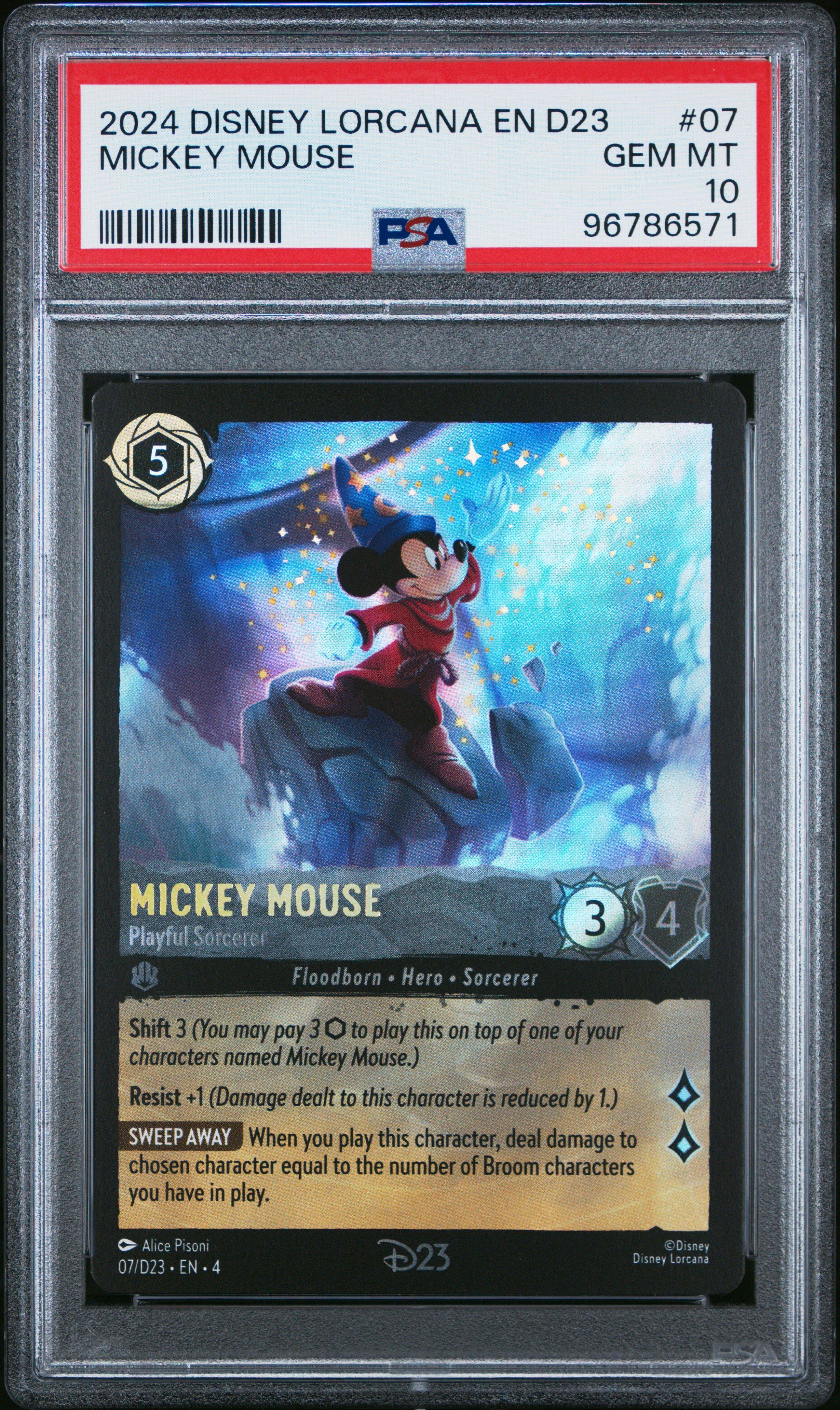 2024 Disney Lorcana En D23-d23 Expo Promo 07 Mickey Mouse