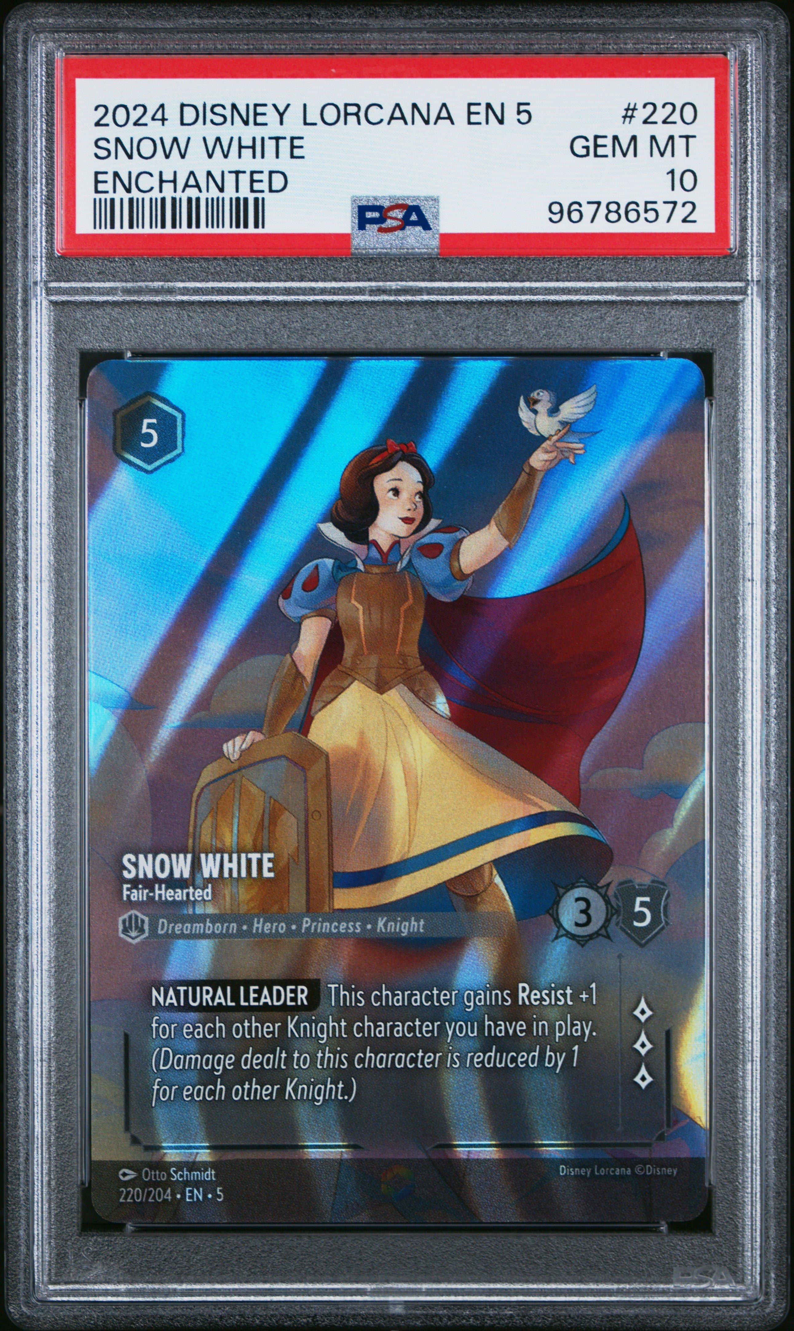 2024 Disney Lorcana En 5-shimmering Skies 220 Snow White - Fair