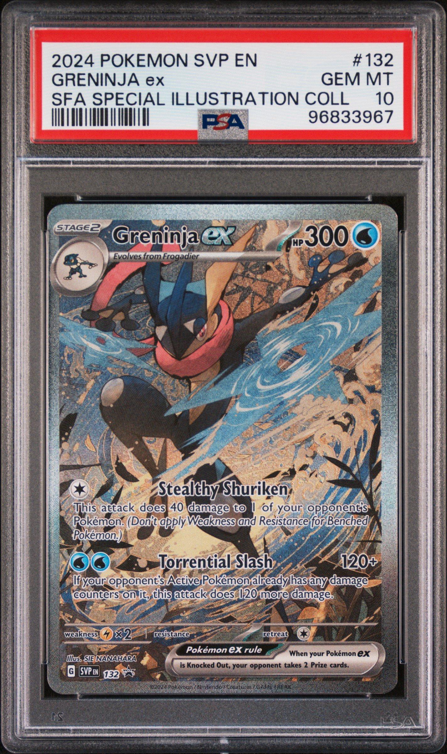 2024 Pokemon Svp En-sv Black Star Promo 132 Greninja Ex