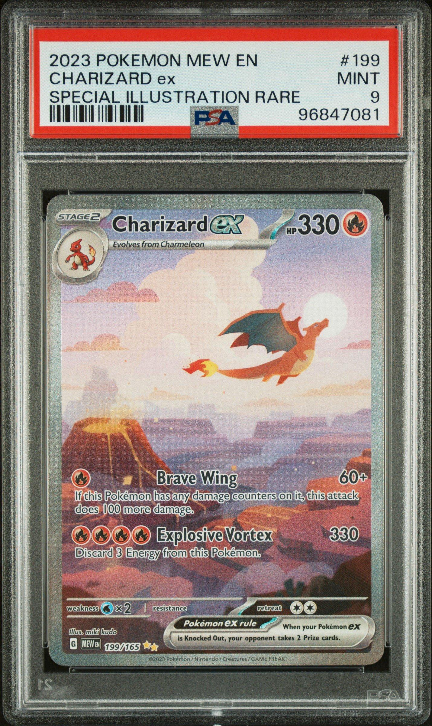 2023 Pokemon Mew En-151 199 Charizard Ex Special Illustration Rare