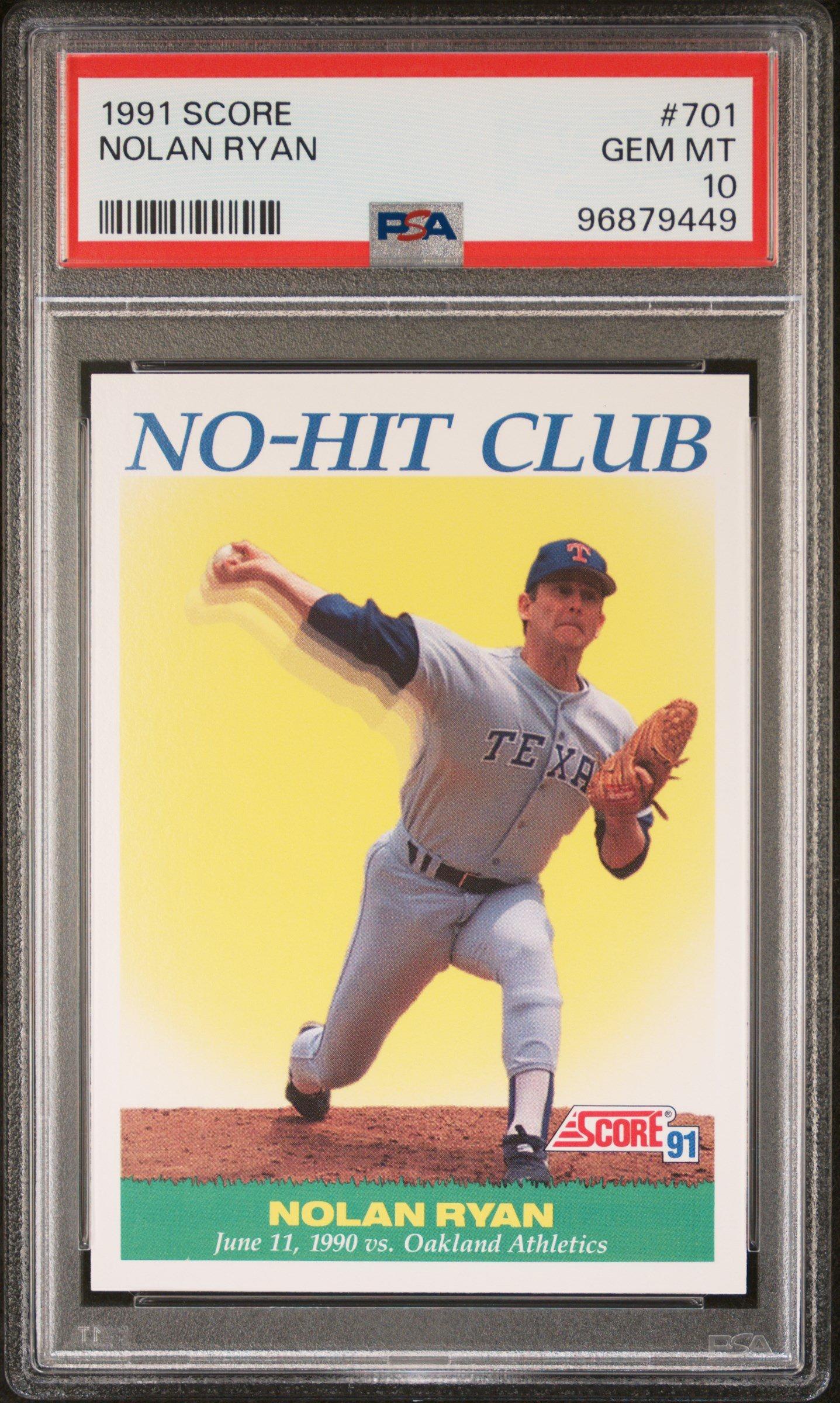 1991 Score 701 Nolan Ryan PSA 10