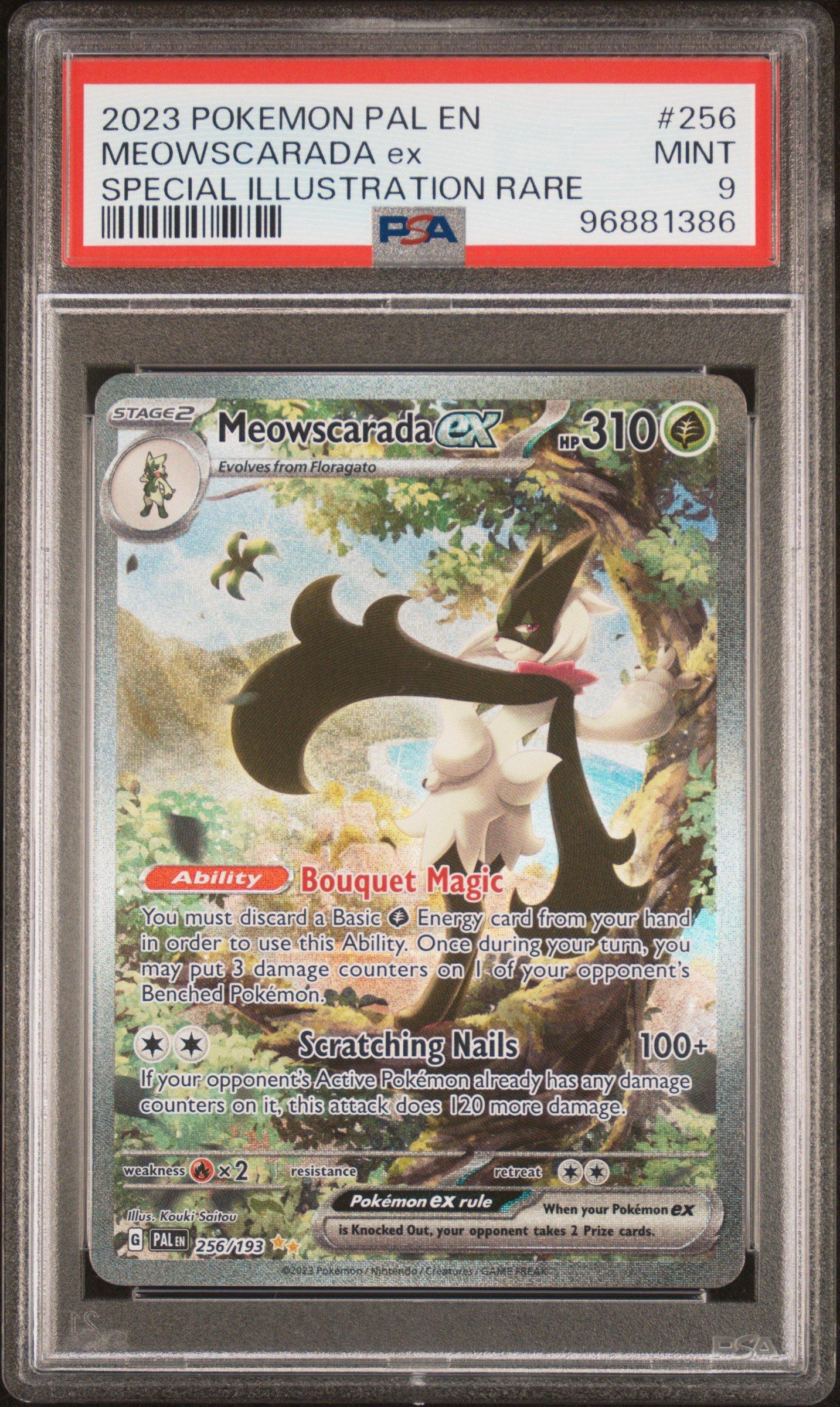 2023 Pokemon Pal En-paldea Evolved 256 Meowscarada Ex Special