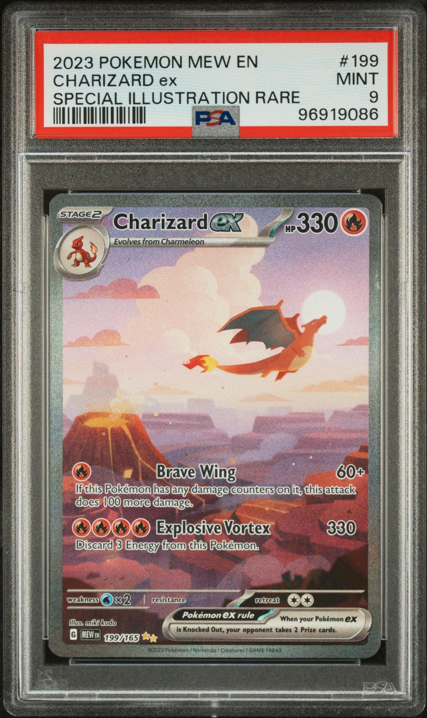 2023 Pokemon Mew En-151 199 Charizard Ex Special Illustration Rare