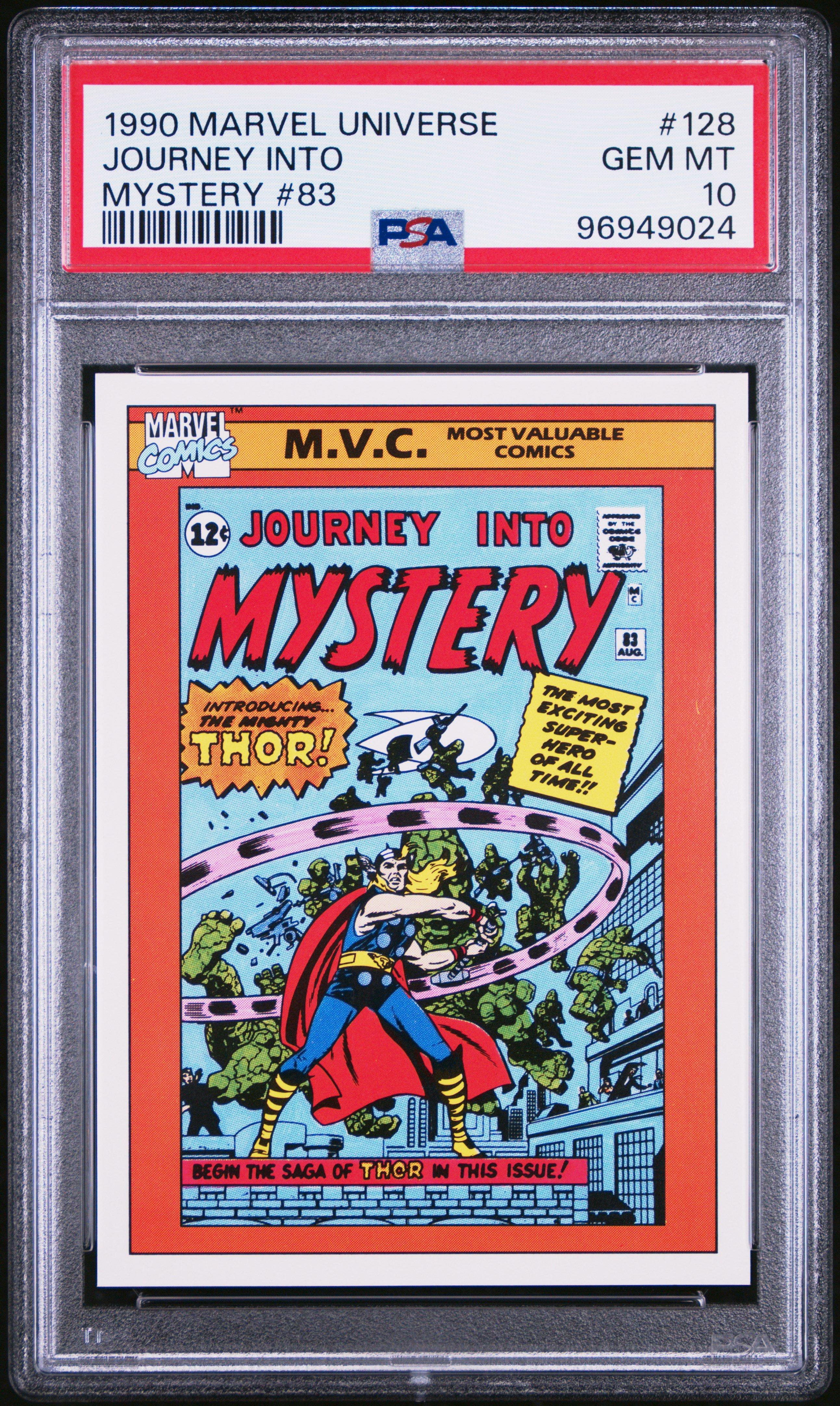 1990 Marvel Universe 128 Journey Into Mystery #83 PSA 10