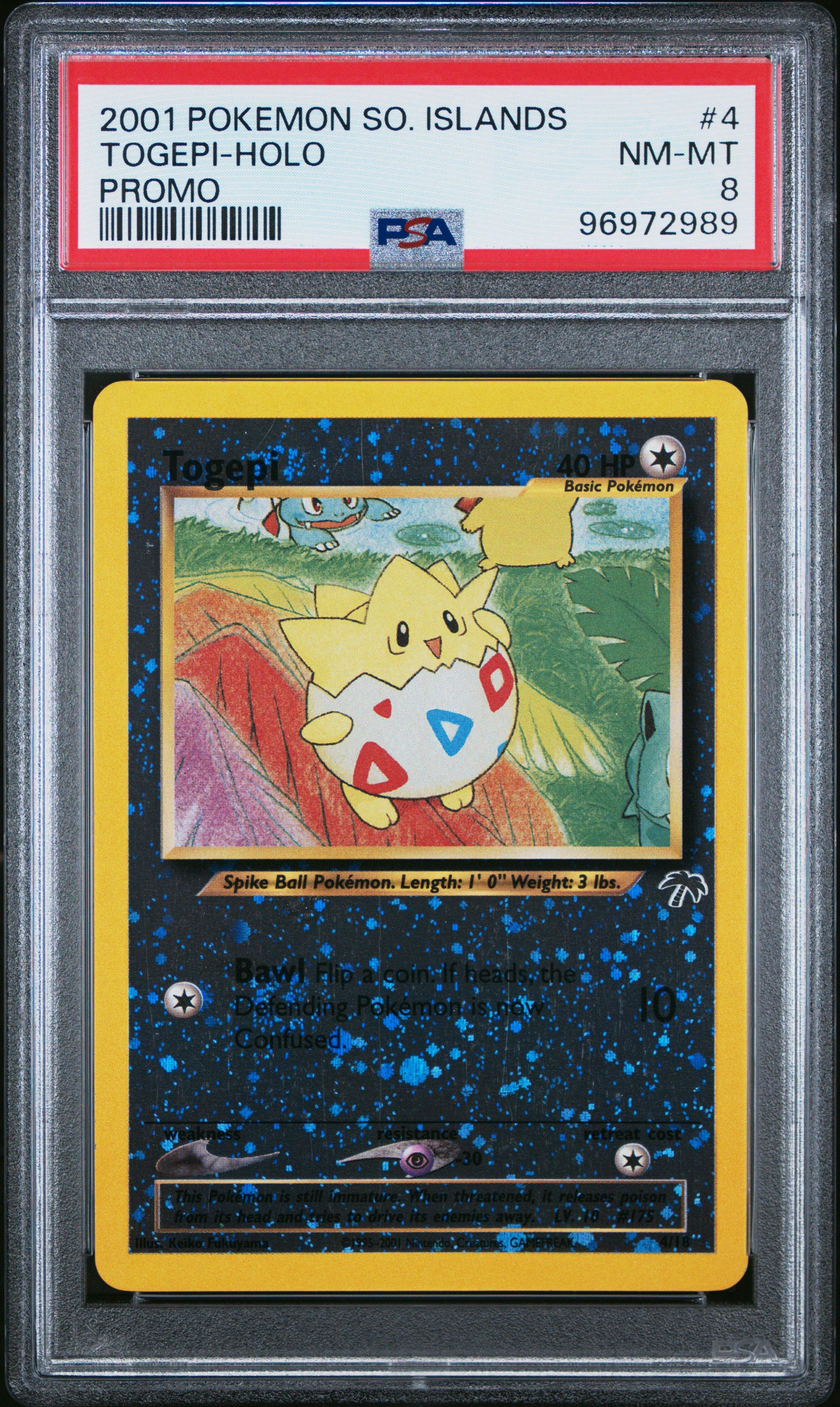 2001 Pokemon Southern Islands Promo 4 Togepi-holo PSA 8 Graded Card |  GameStop