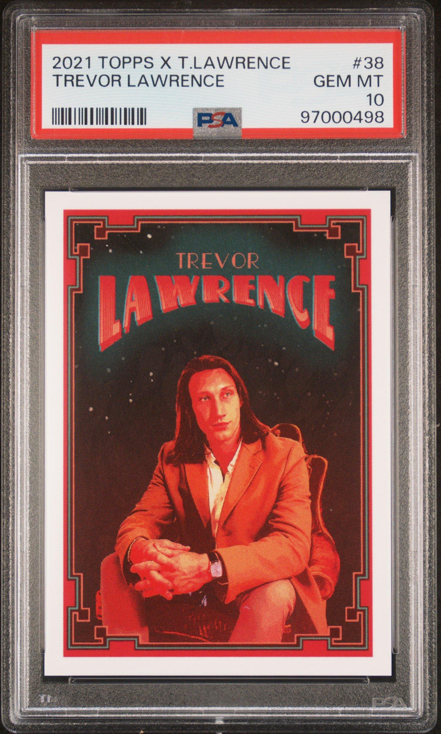 2021 Topps X Trevor Lawrence 38 Trevor Lawrence PSA 10