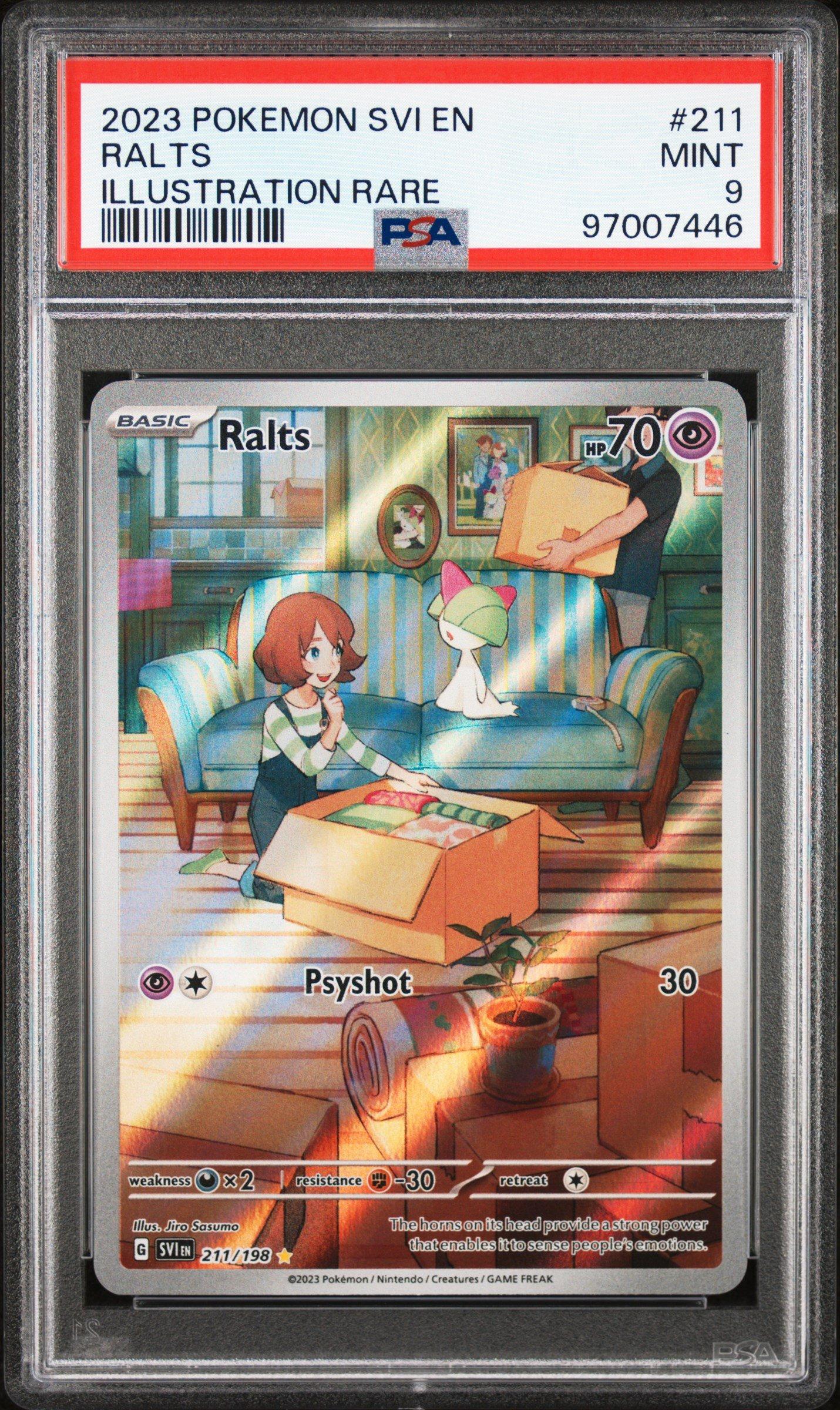 2023 Pokemon Svi En-scarlet & Violet 211 Ralts Illustration Rare