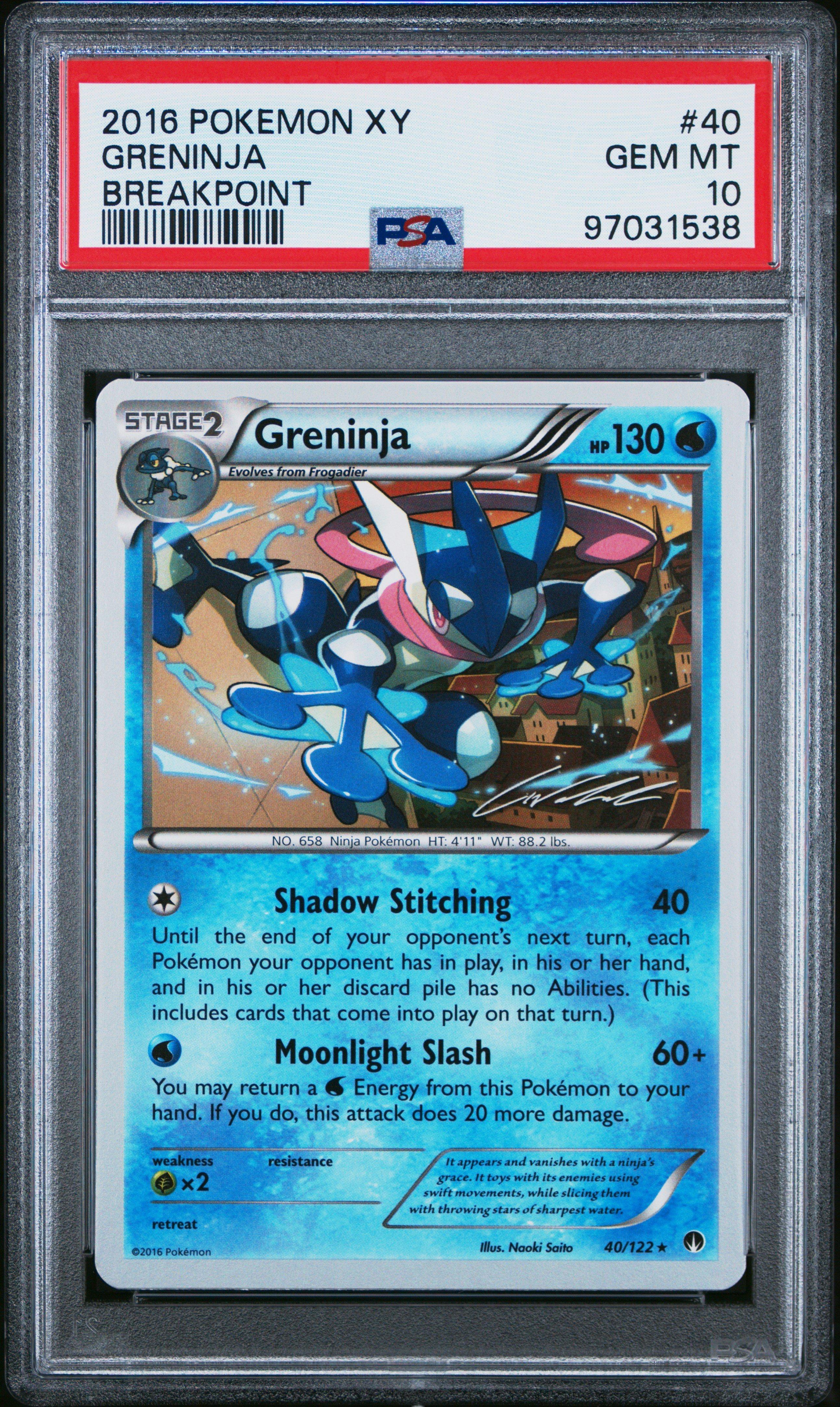 2016 Pokemon Xy Breakpoint 40 Greninja PSA 10 | GameStop