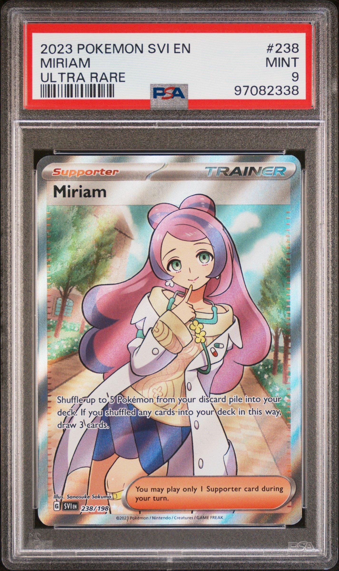 miriam pokemon card graded Miriam SAR - Pokemon Violet EX - BGS 9.5 - Indonesian main image 0
