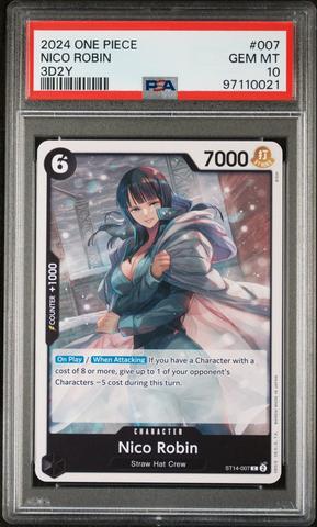 BANDAI - ワンピースカード　25th Anniversary ニコ・ロビン　psa10 Amazon.co.jp: ワンピースカードゲーム プレミアムカード