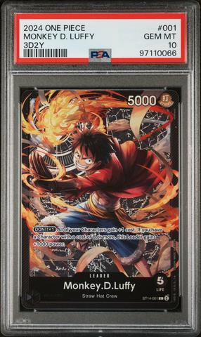 【PSA10】 MONKEY D. LUFFY ST21-EX GEAR 5 PSA 10 Monkey D. Luffy OP05-119 SEC Alt Art Gear 5 One Piece