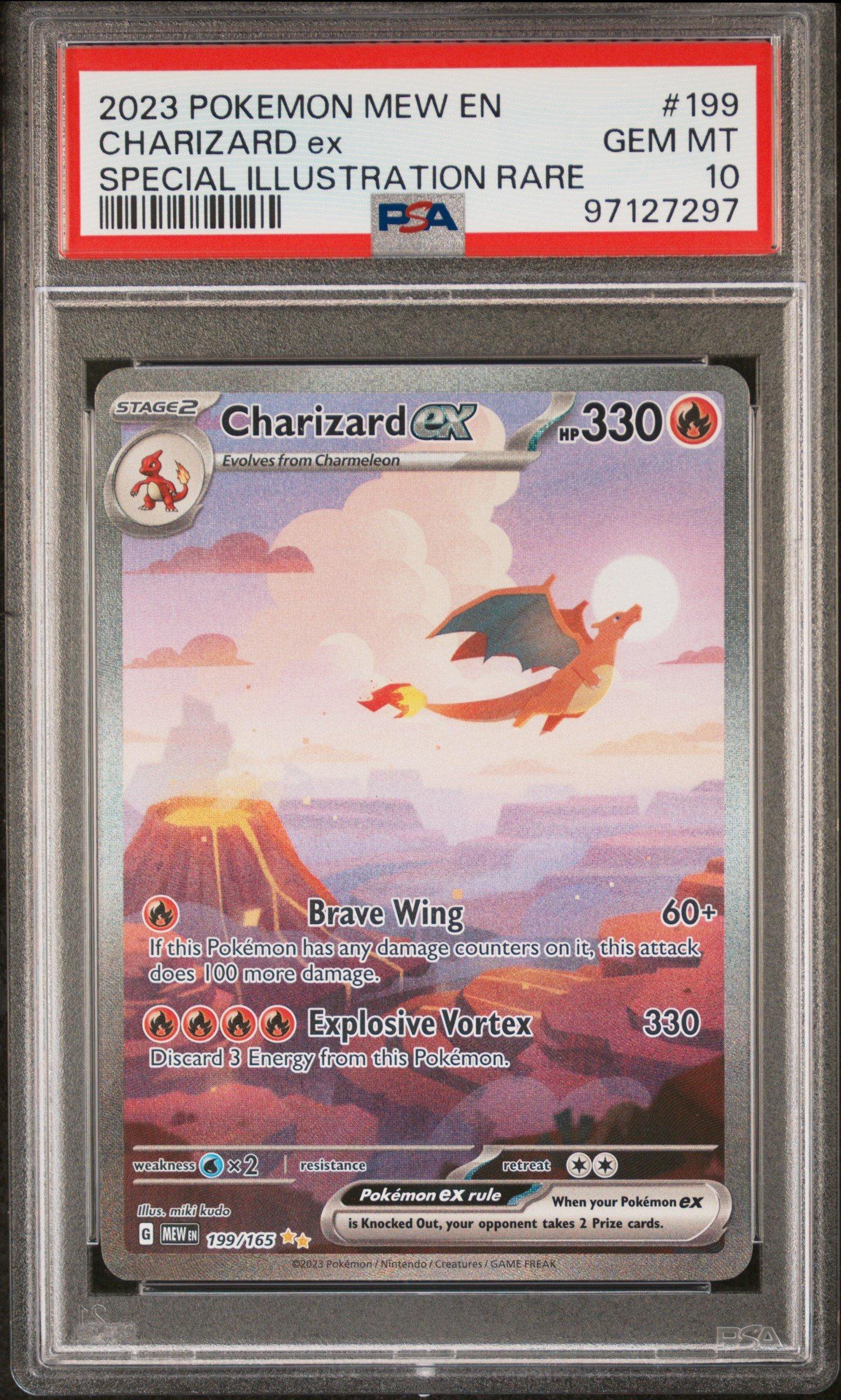 2023 Pokemon Mew En-151 199 Charizard Ex Special Illustration Rare