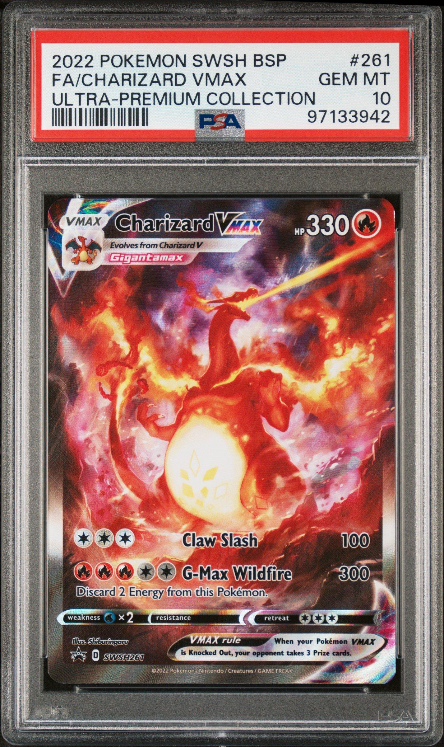 2022 Pokemon Swsh Black Star Promo 261 Full Art/charizard Vmax