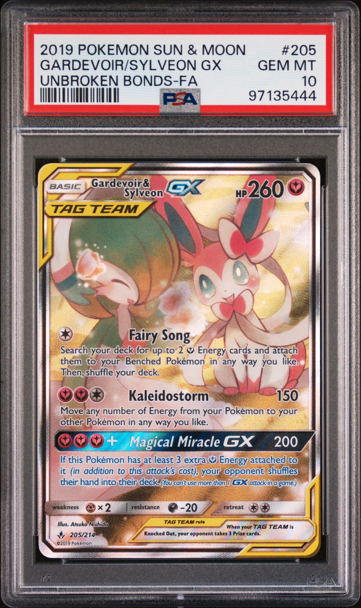 2019 Pokemon Sun & Moon Unbroken Bonds 205 Full Art