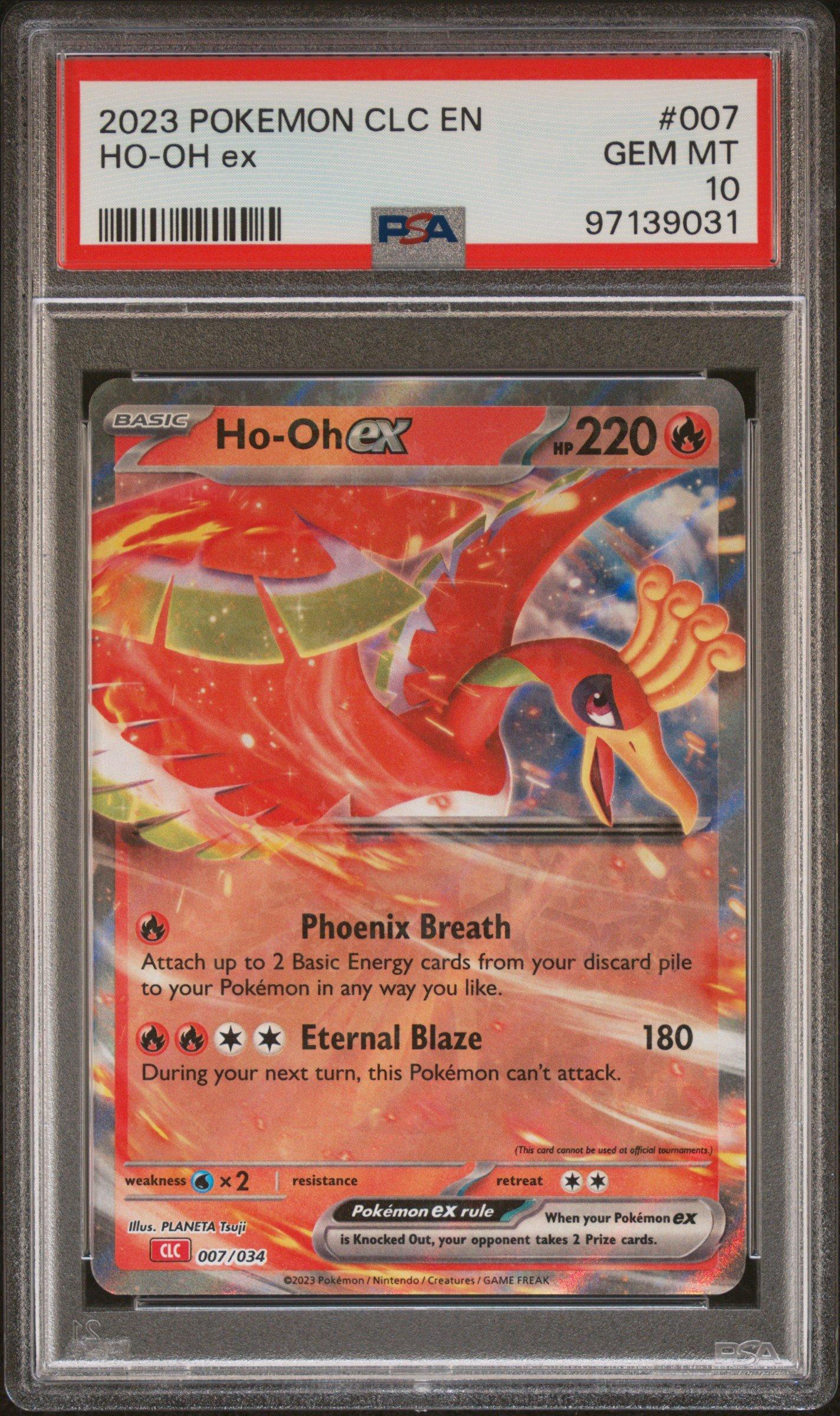 2023 Pokemon Clctrading Card Game Classic Charizard & Hooh Ex Deck