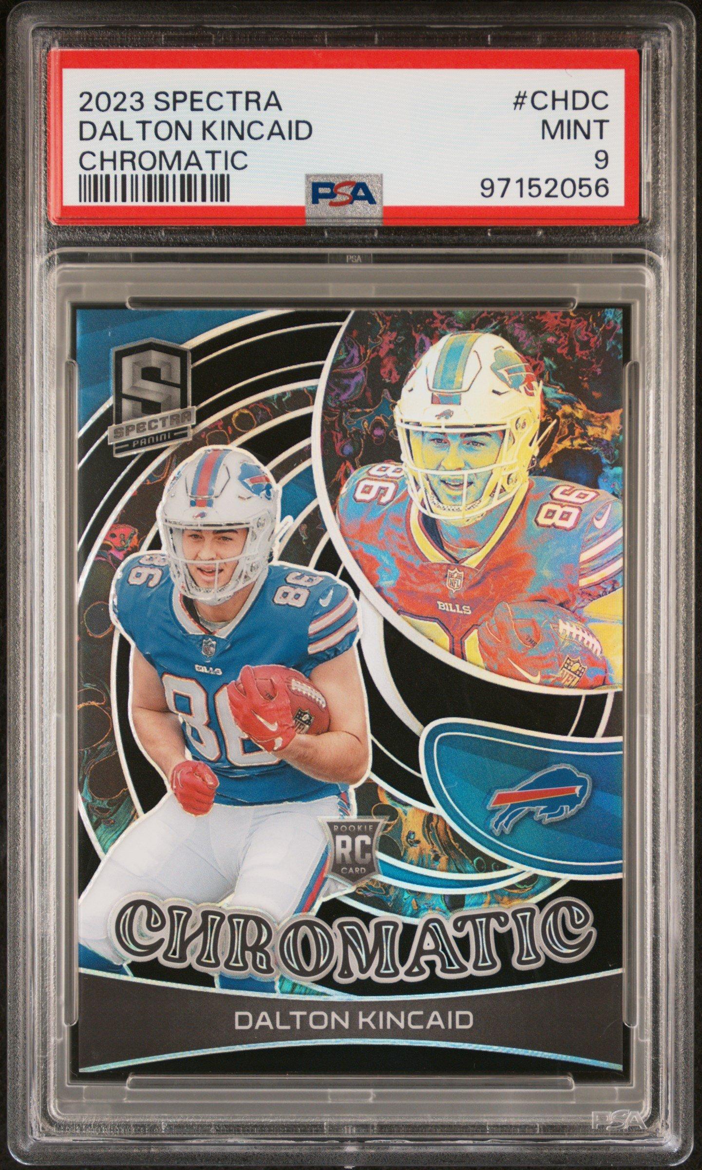 2023 Panini Spectra Chromatic Chdc Dalton Kincaid PSA 9 Graded Card ...